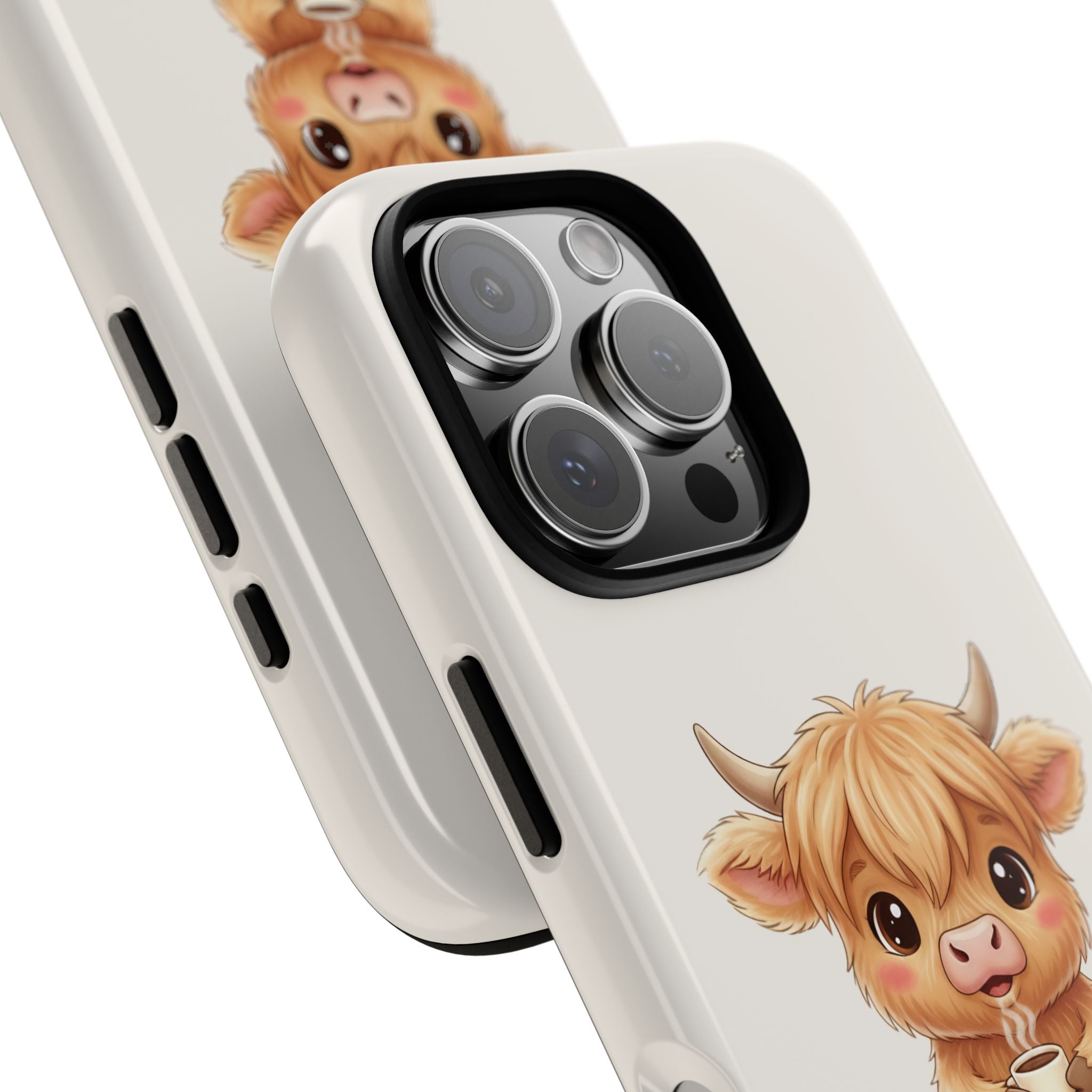 Highland Cow Phone Case — Don’t Talk to Me Design