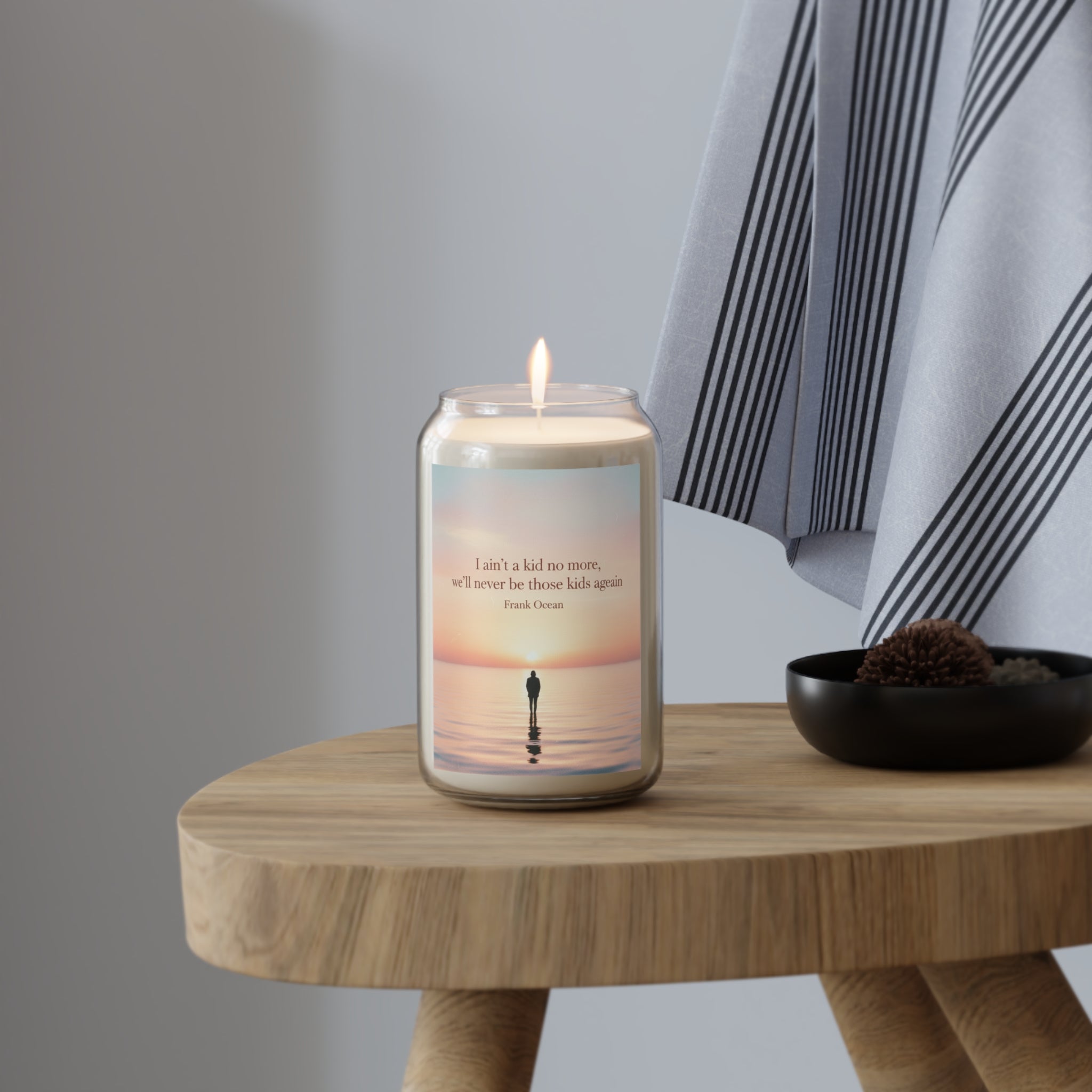 Frank Ocean Lyric Sunset Candle | Soy Candle 13.75oz