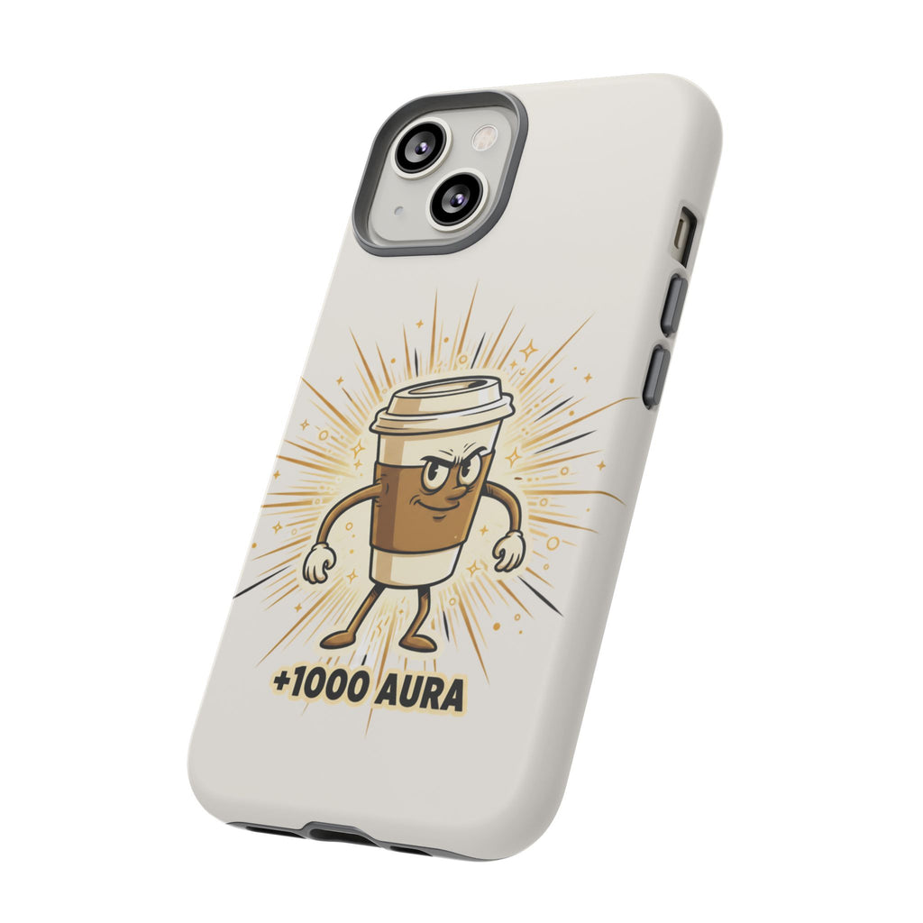 Coffee +1000 Aura - Phone Case