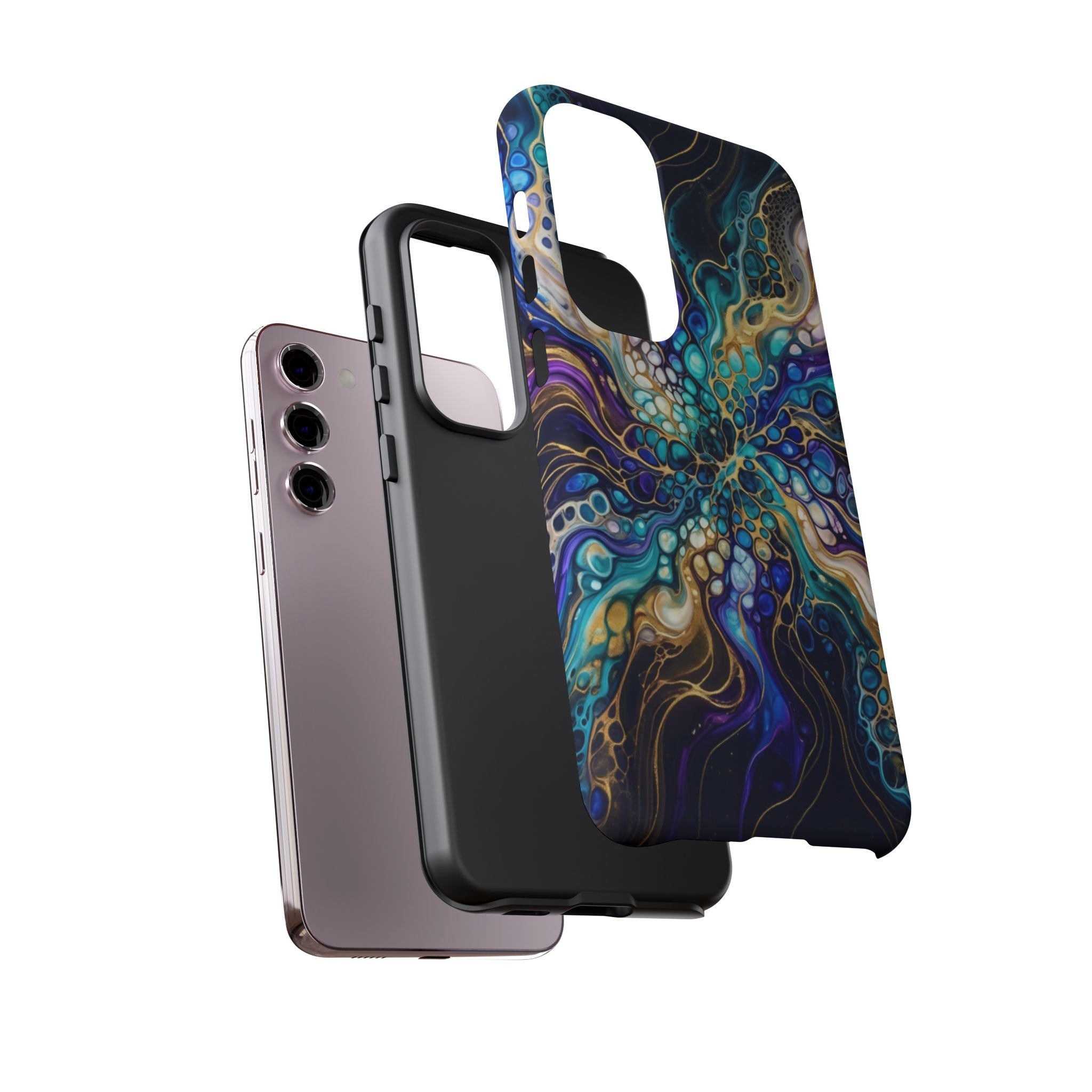 Liquid Cosmos Bloom - Phone Case