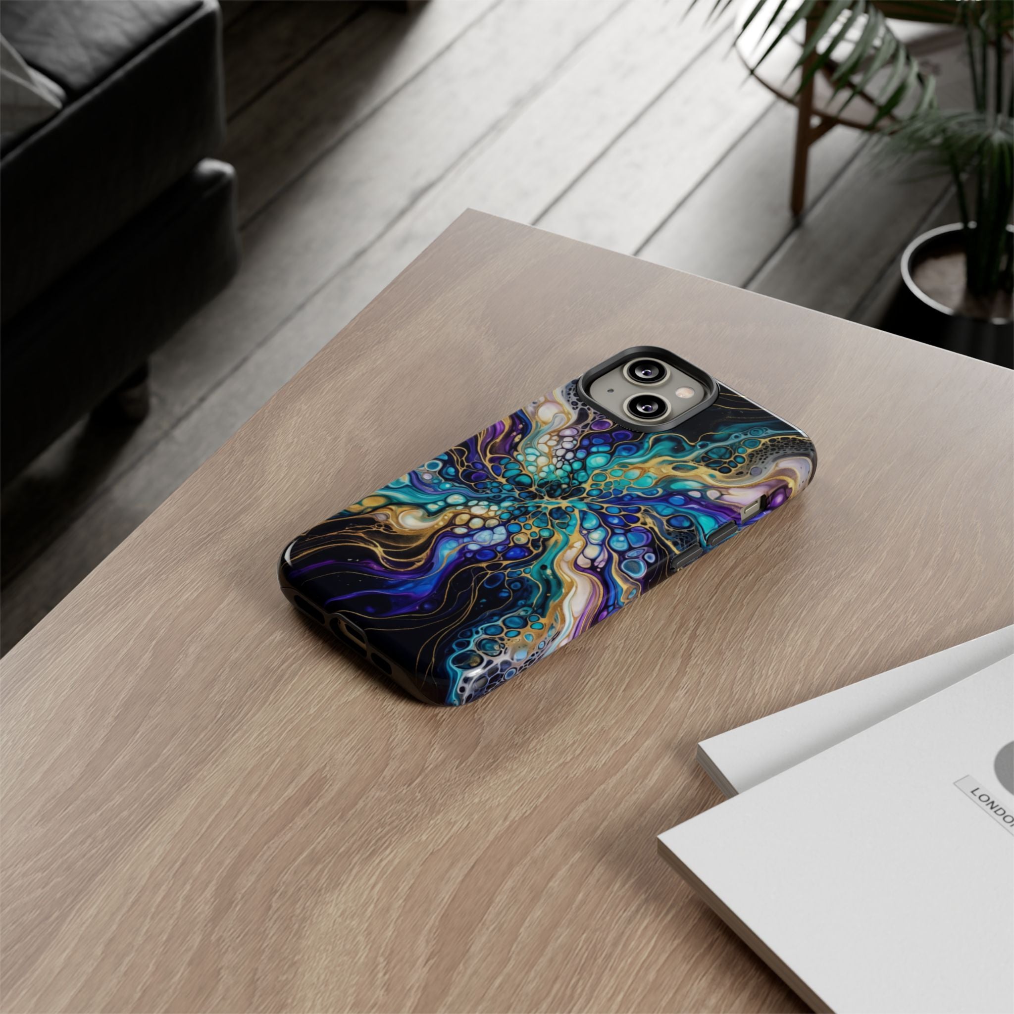 Liquid Cosmos Bloom - Phone Case