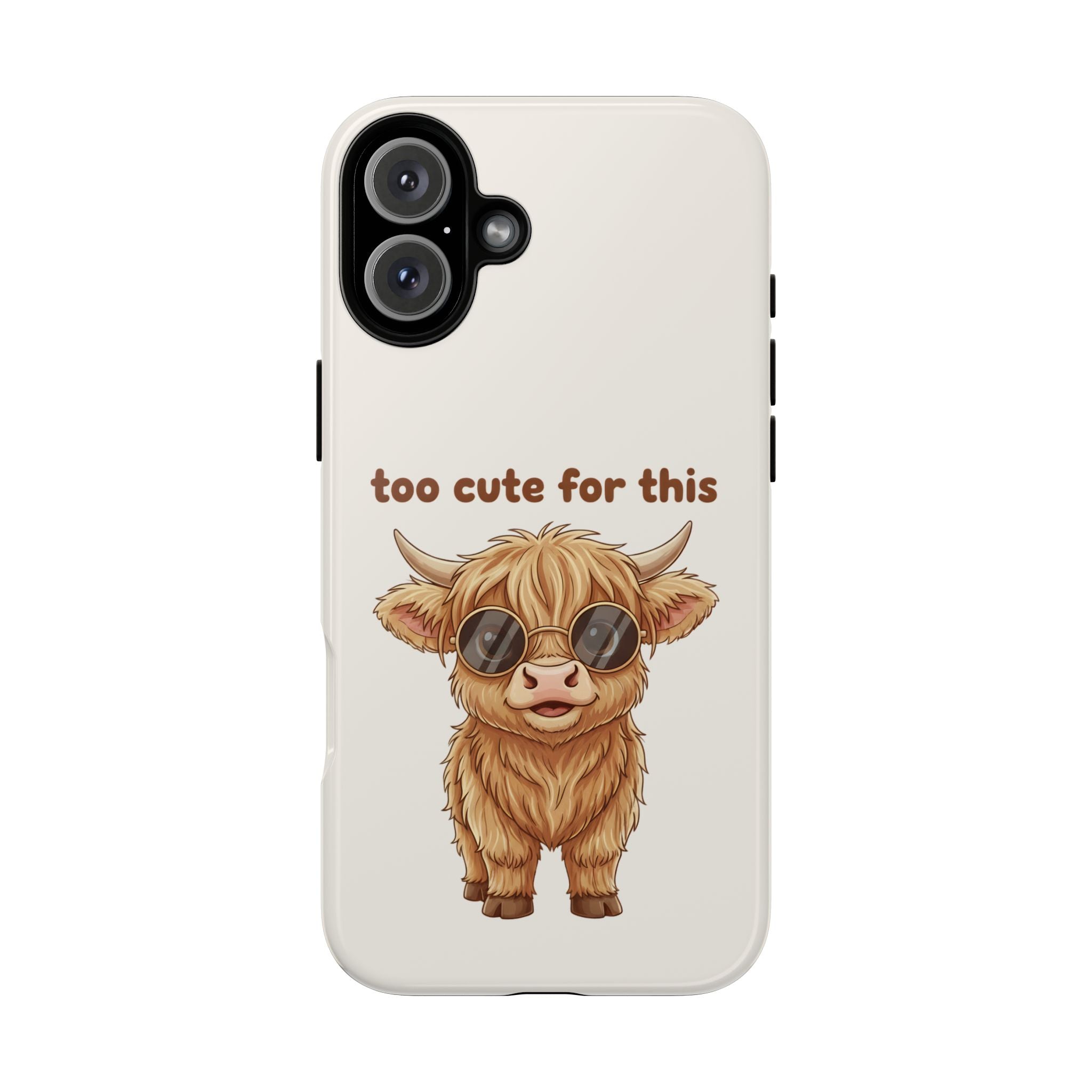 Highland Cow Phone Case — Too Cute for This Design