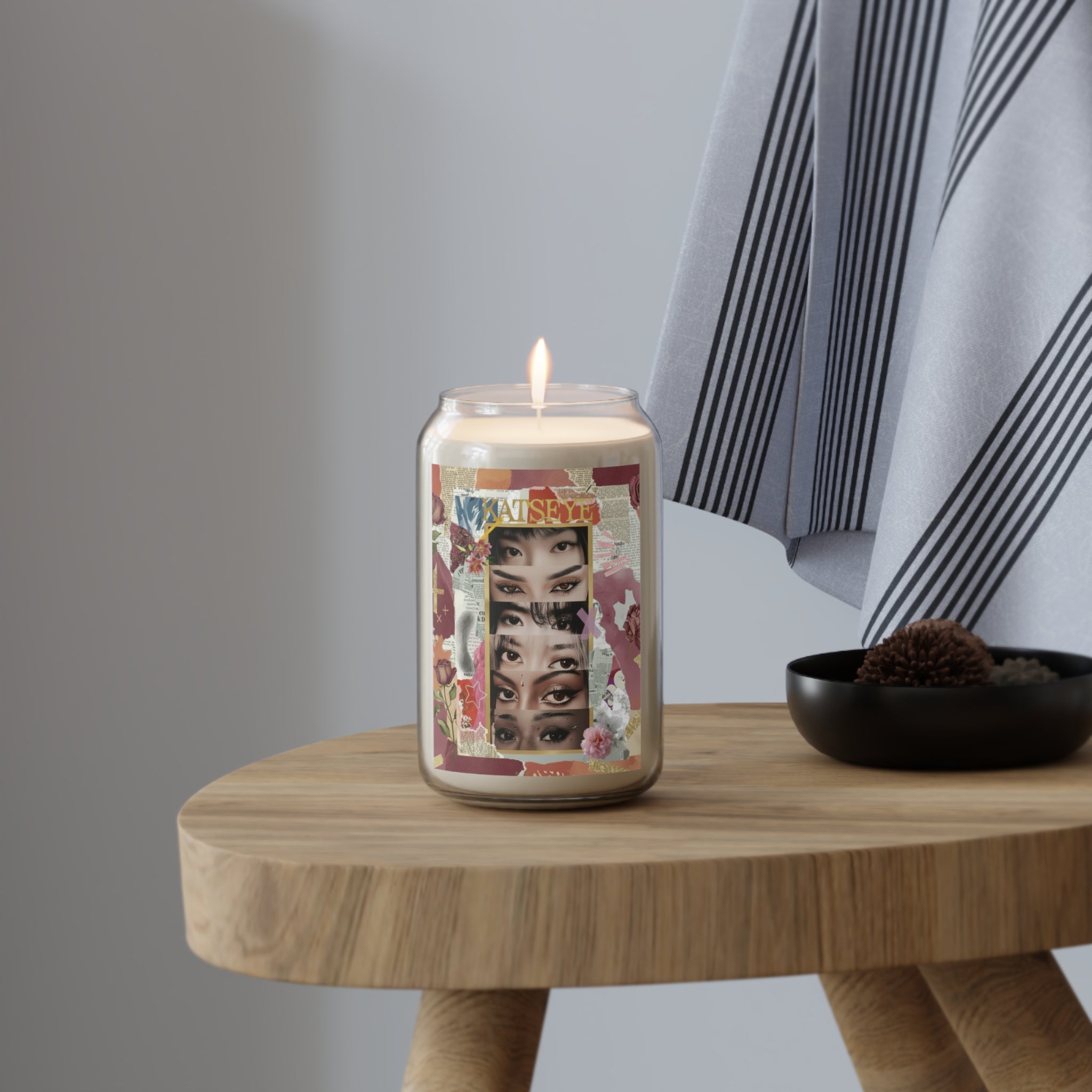 KATSEYE Collage Candle | 13.75oz Scented Soy Candle