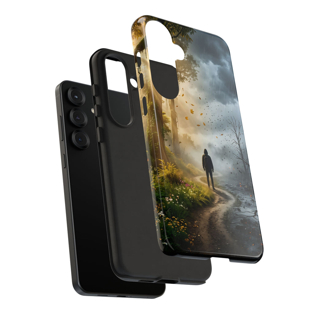 Contrasting Light/Dark Art - Phone Case