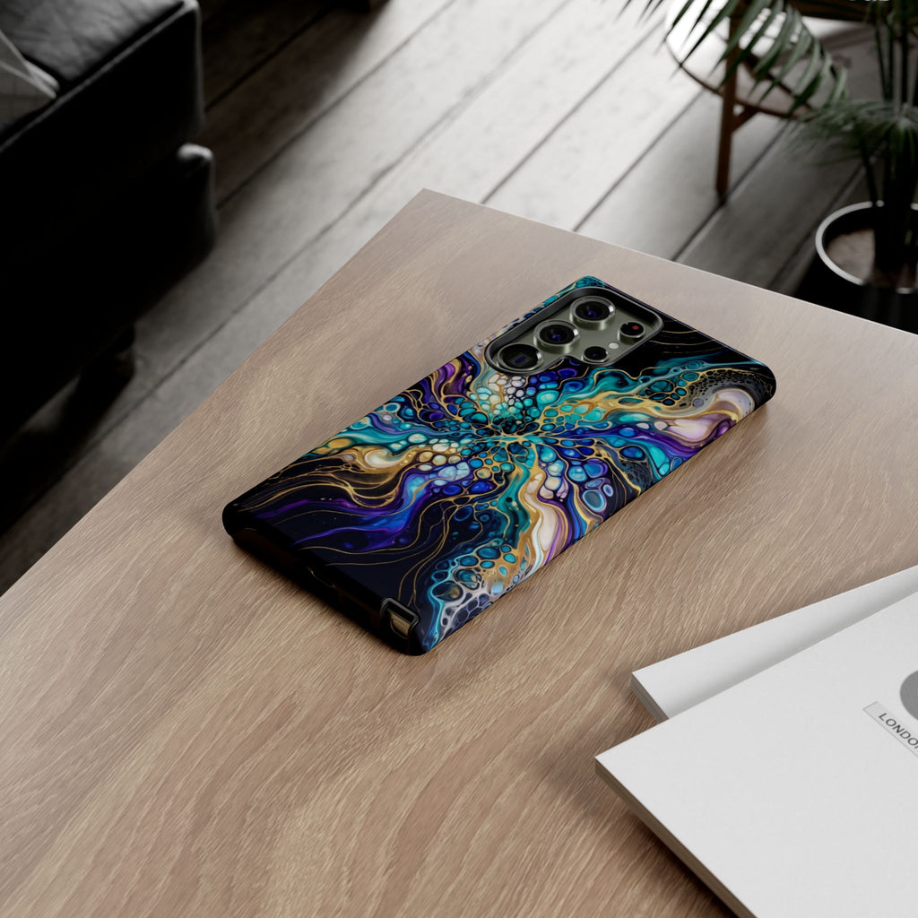Liquid Cosmos Bloom - Phone Case