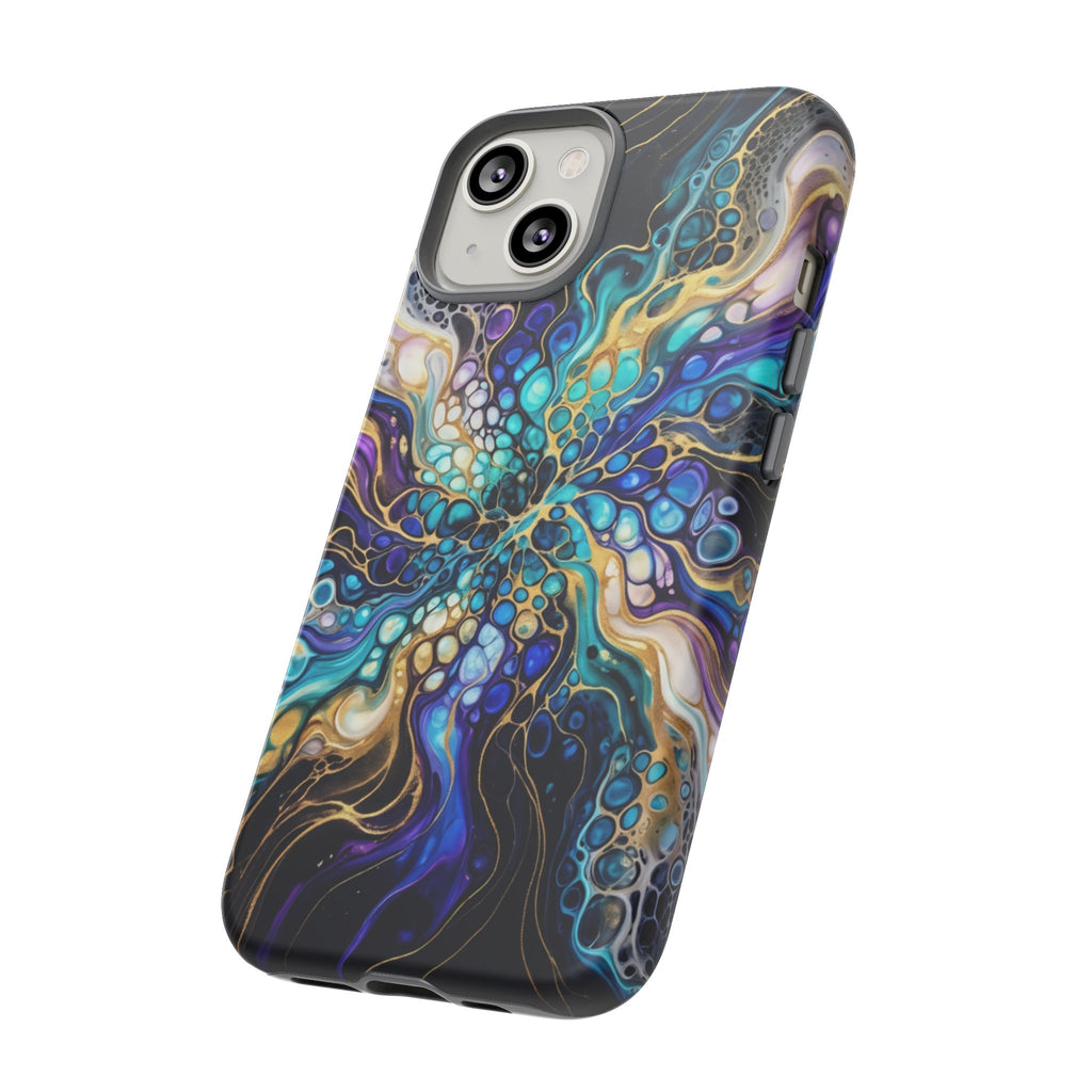 Liquid Cosmos Bloom - Phone Case