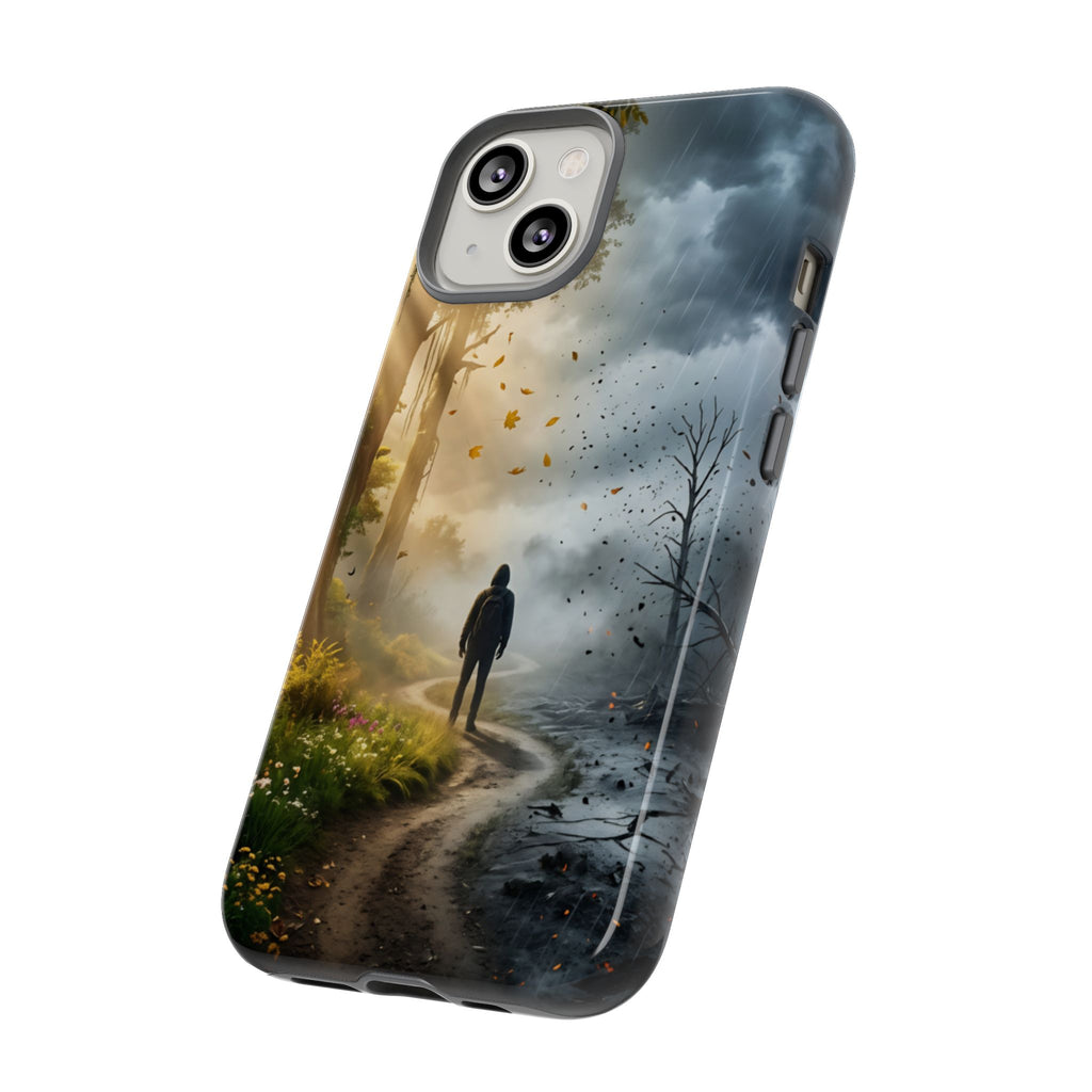 Contrasting Light/Dark Art - Phone Case
