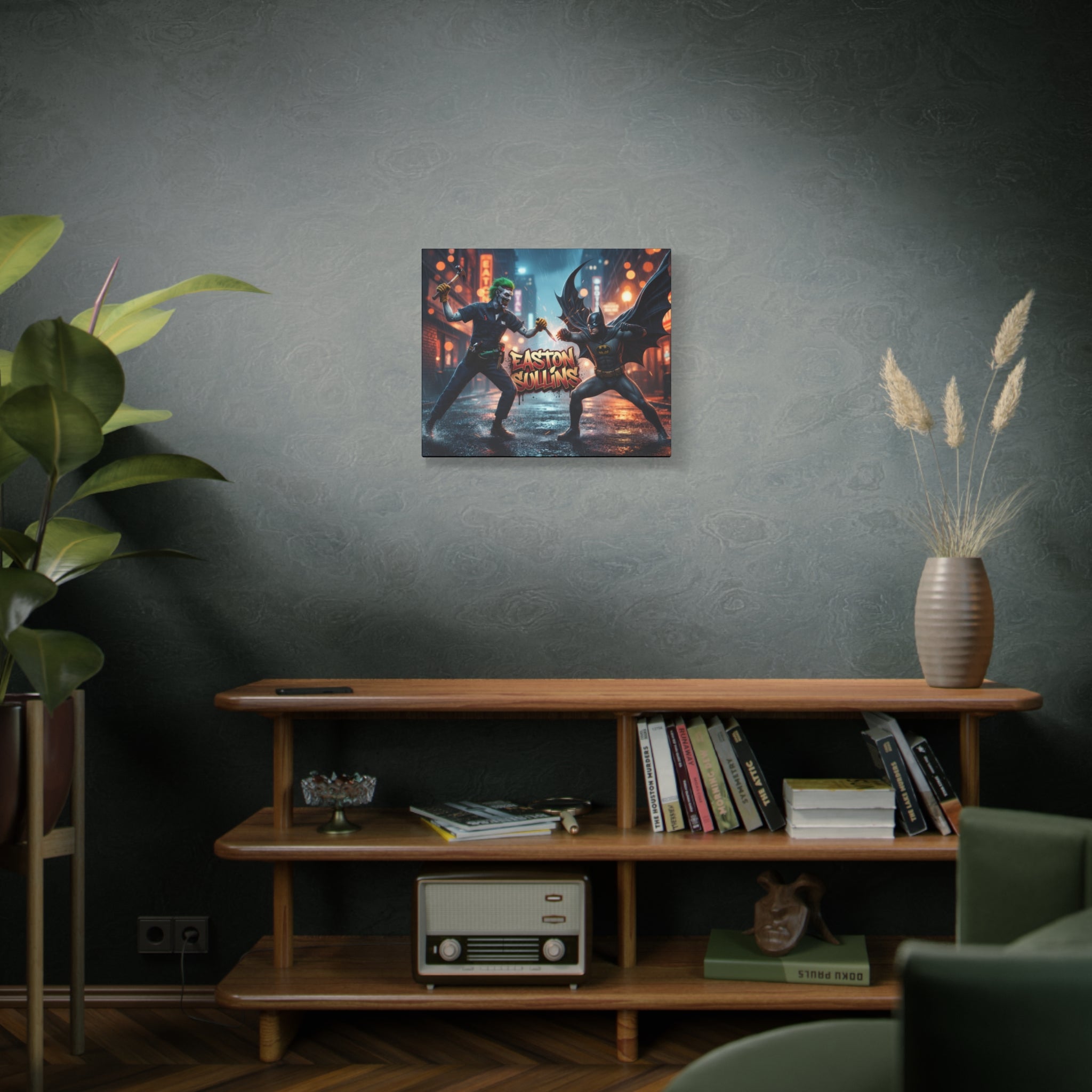Action Scene “Name” Custom Canvas - Wall Art