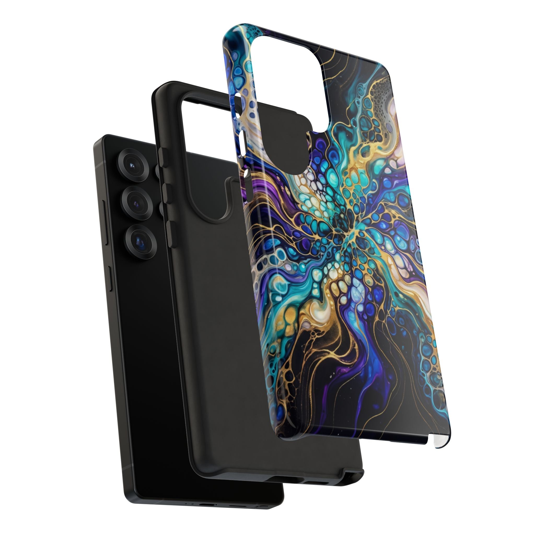 Liquid Cosmos Bloom - Phone Case