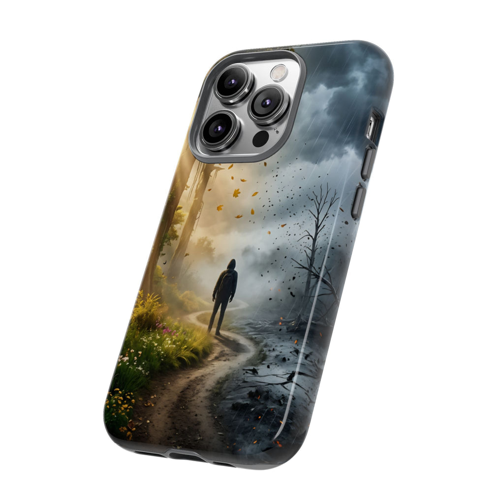 Contrasting Light/Dark Art - Phone Case