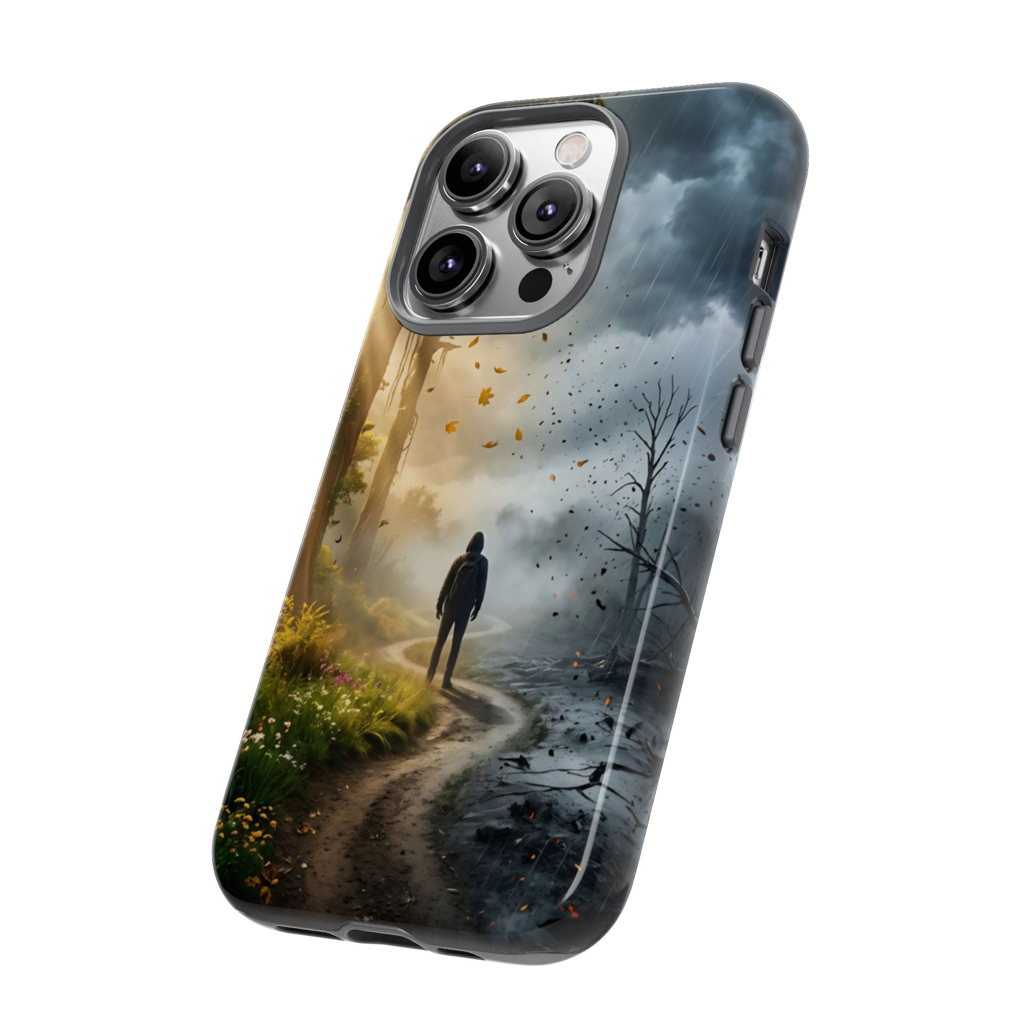 Contrasting Light/Dark Art - Phone Case