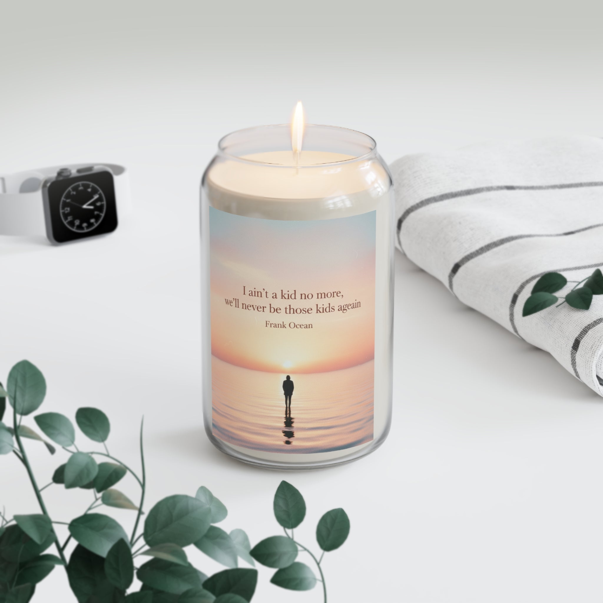 Frank Ocean Lyric Sunset Candle | Soy Candle 13.75oz