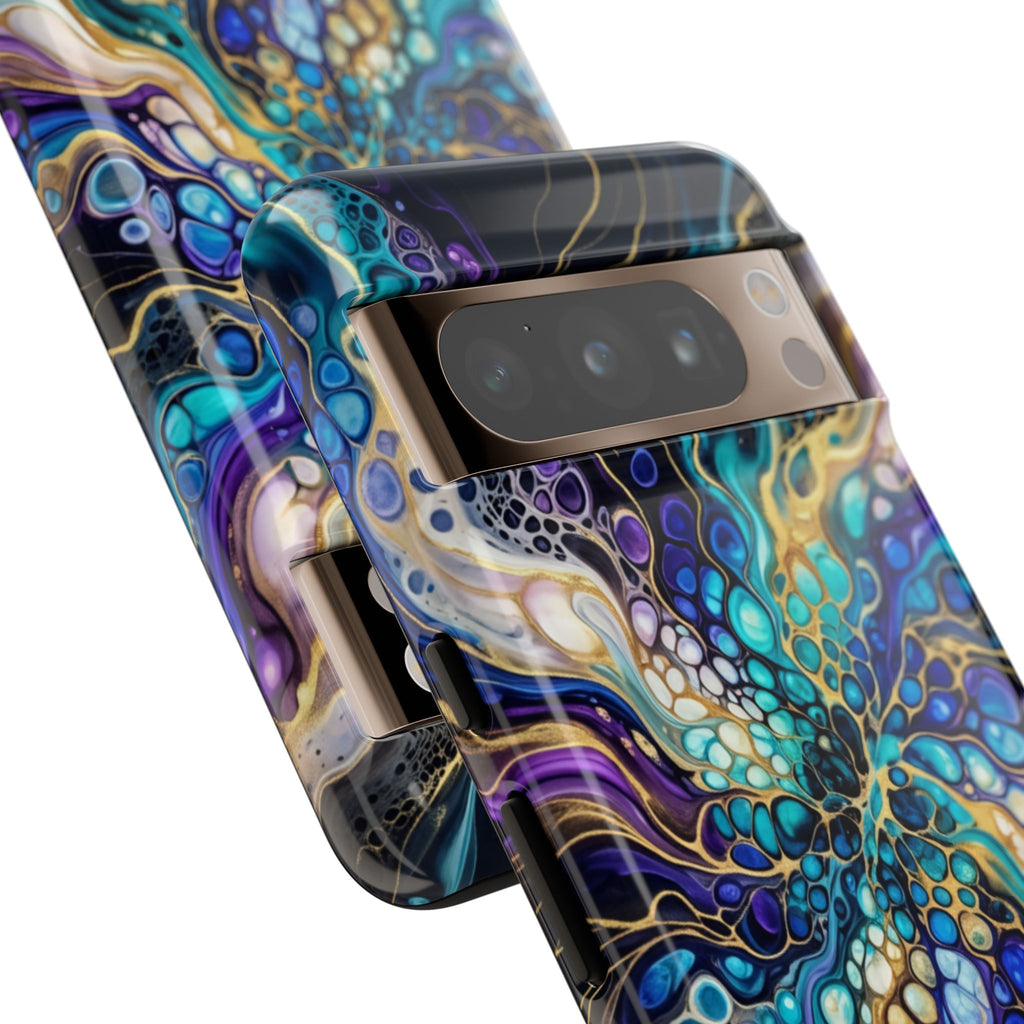 Liquid Cosmos Bloom - Phone Case
