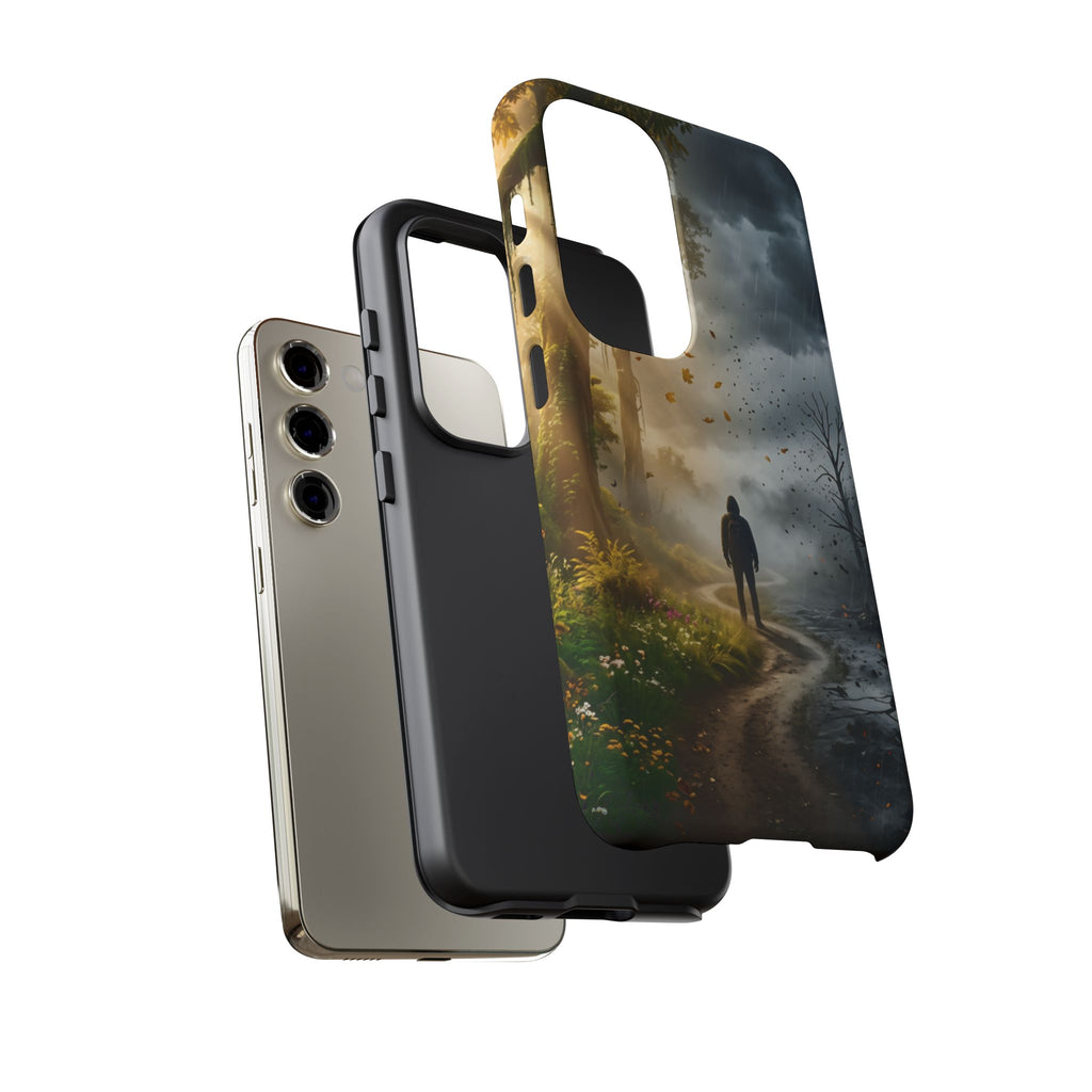 Contrasting Light/Dark Art - Phone Case
