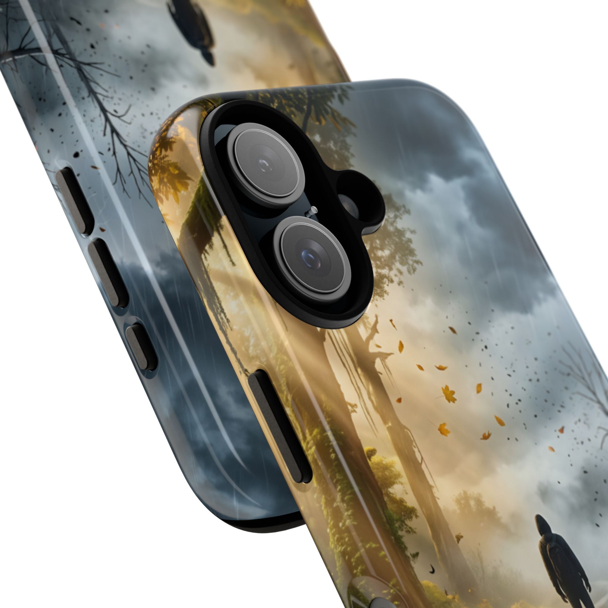 Contrasting Light/Dark Art - Phone Case