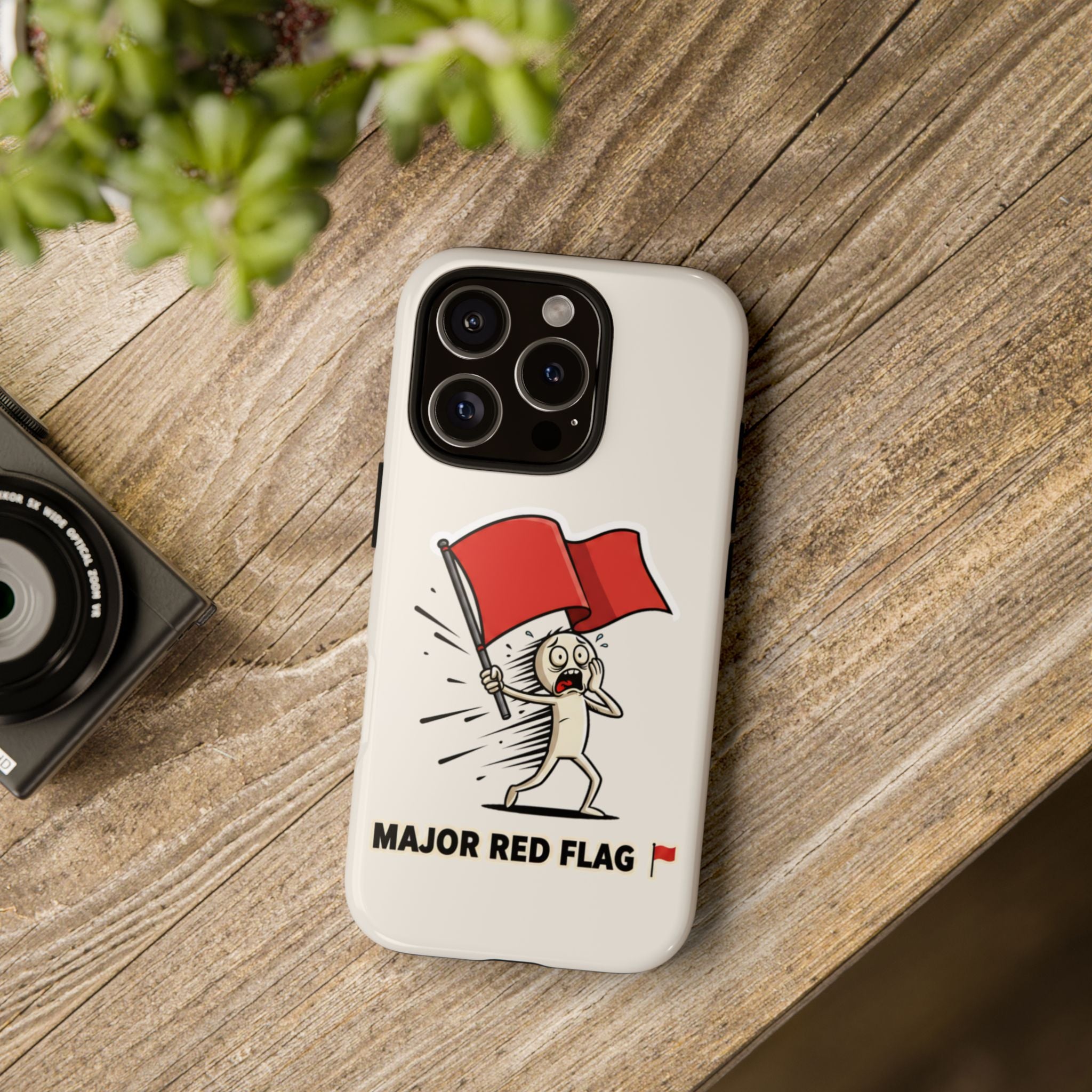 Major Red Flag Character - Phone Case