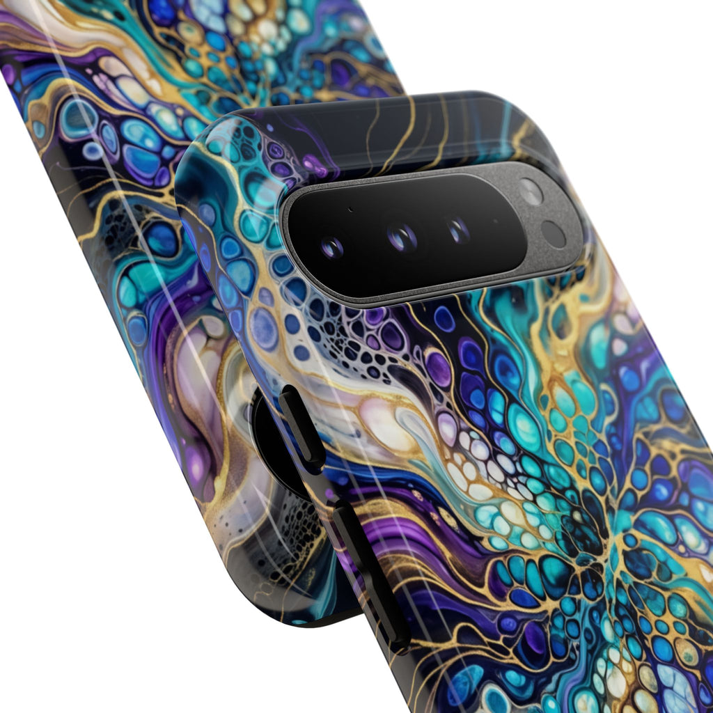 Liquid Cosmos Bloom - Phone Case