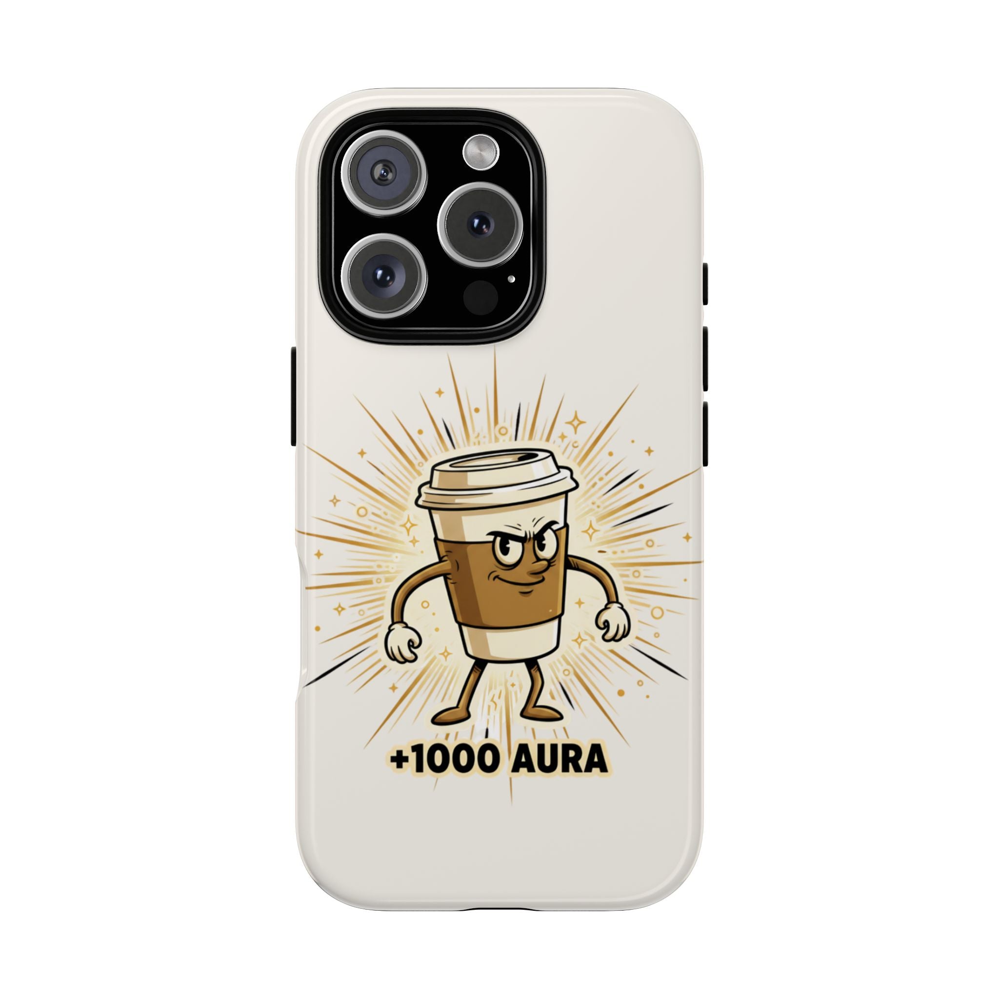 Coffee +1000 Aura - Phone Case