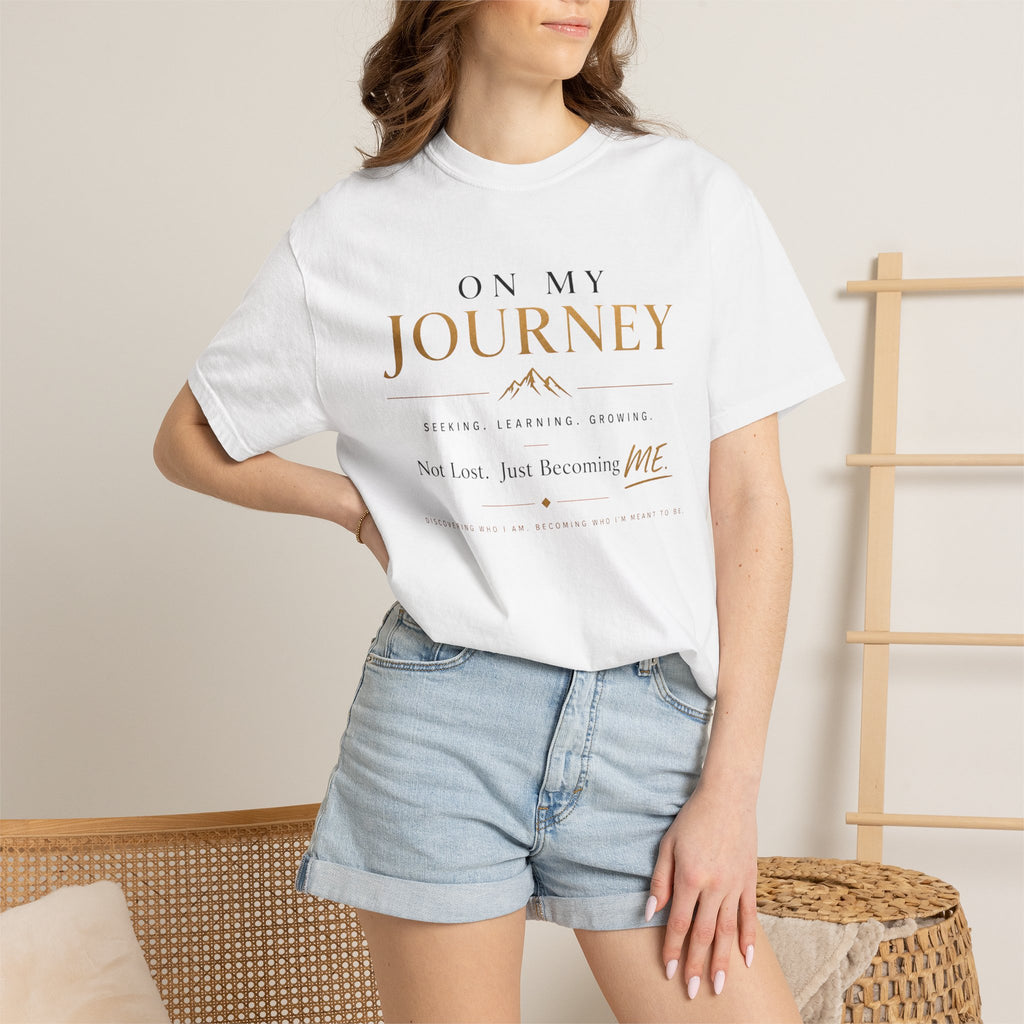 On My Journey T‑Shirt — Inspirational & Self Discovery