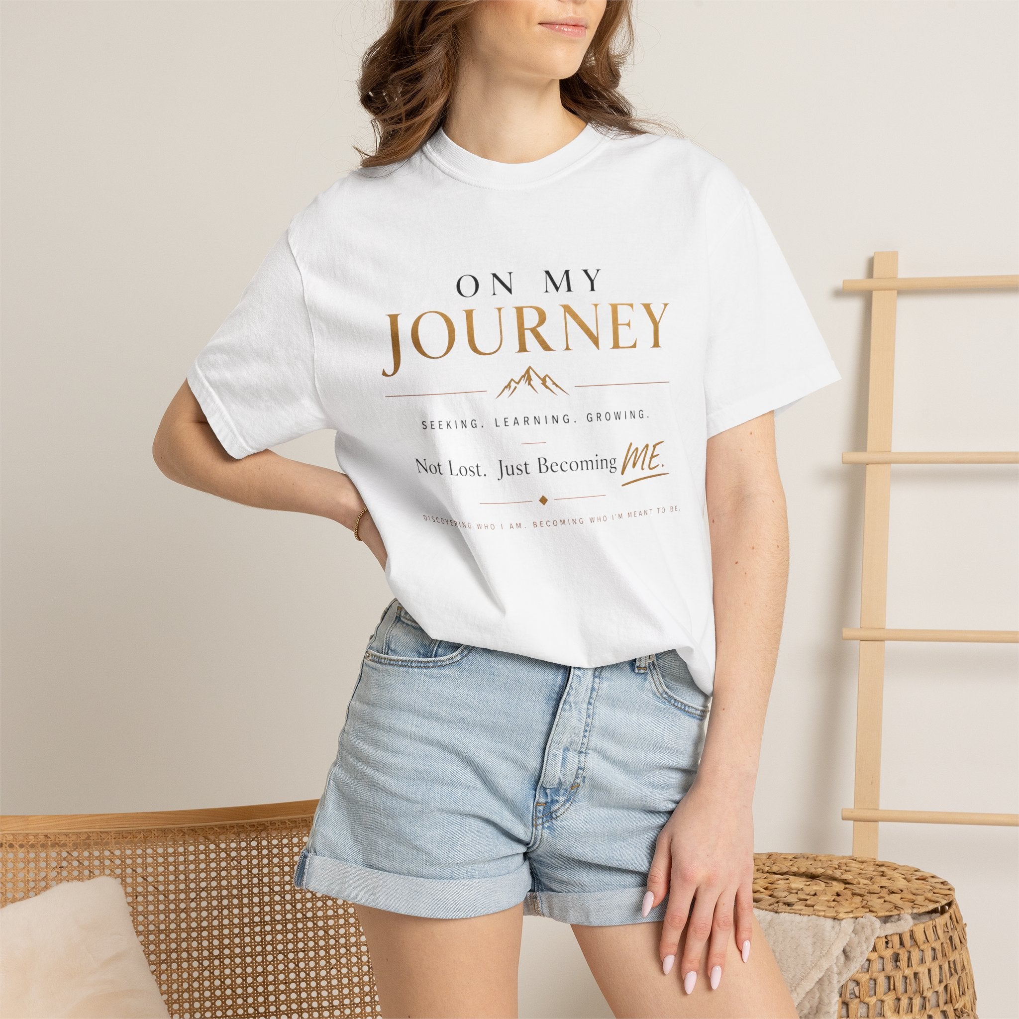On My Journey T‑Shirt — Inspirational & Self Discovery