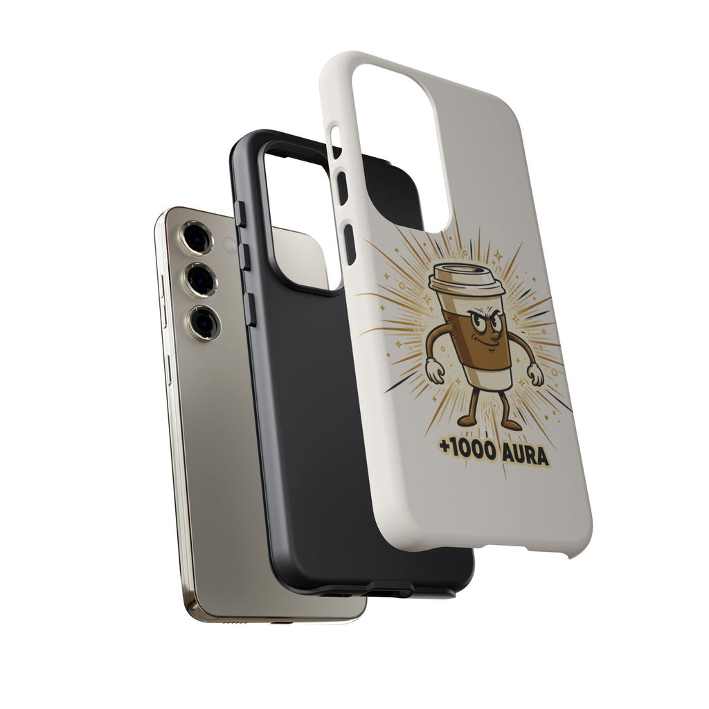 Coffee +1000 Aura - Phone Case