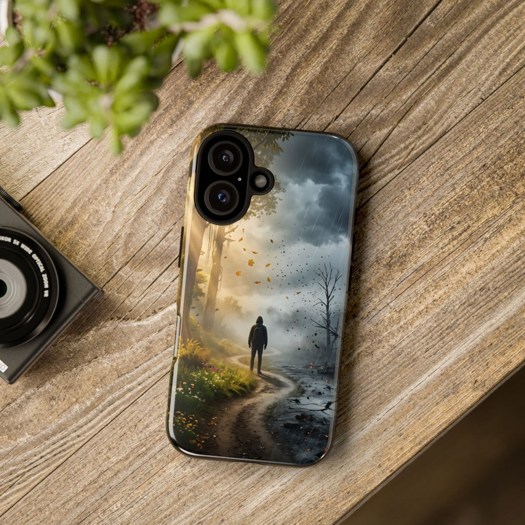 Contrasting Light/Dark Art - Phone Case