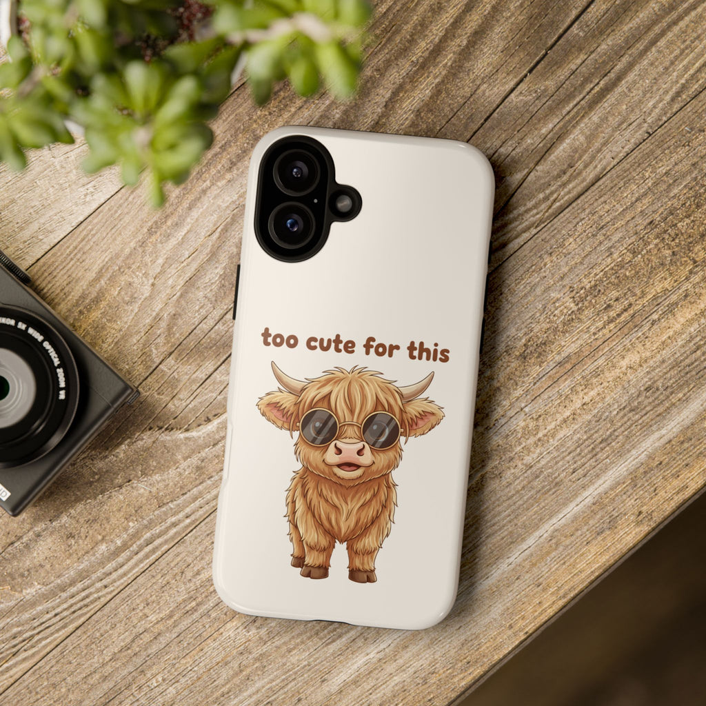 Highland Cow Phone Case — Too Cute for This Design