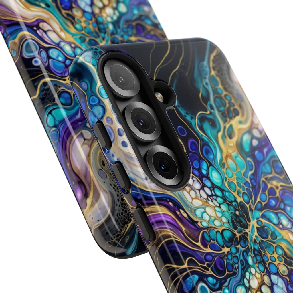 Liquid Cosmos Bloom - Phone Case