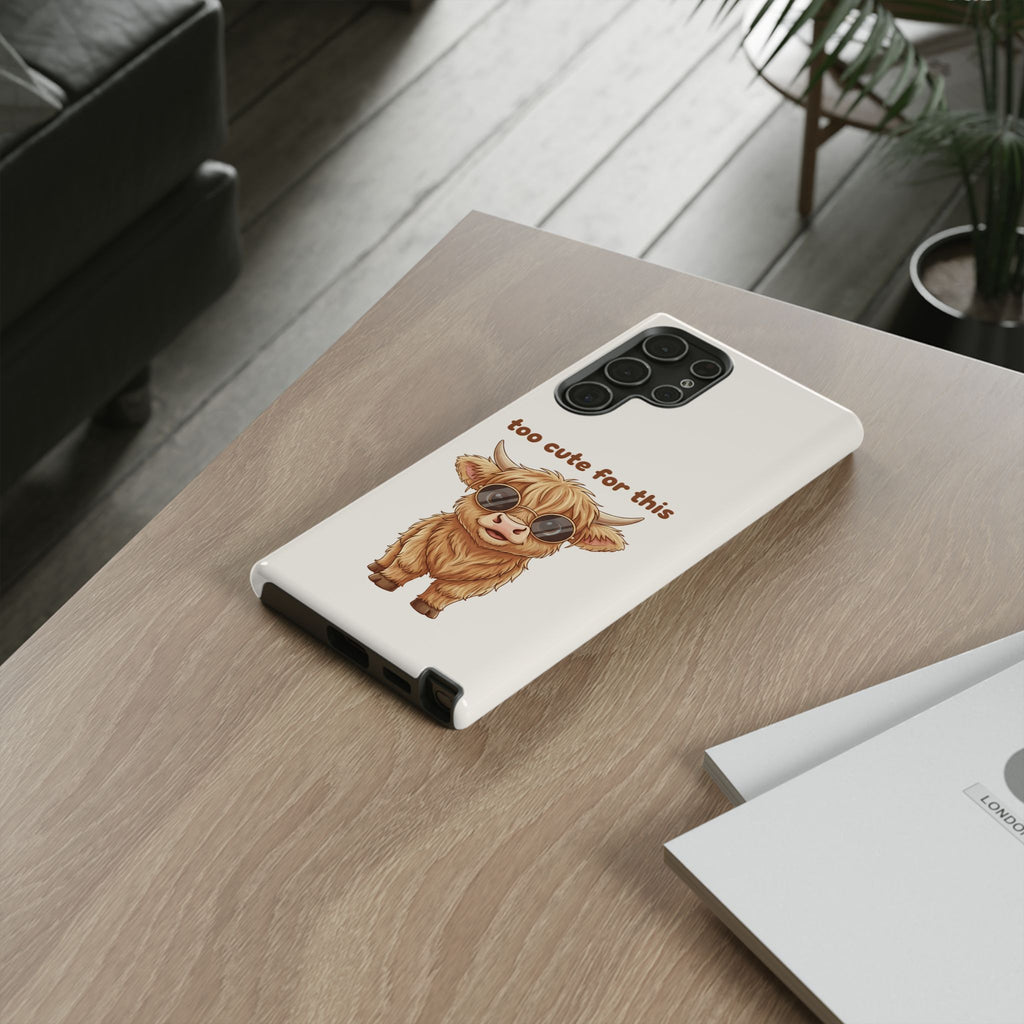 Highland Cow Phone Case — Too Cute for This Design