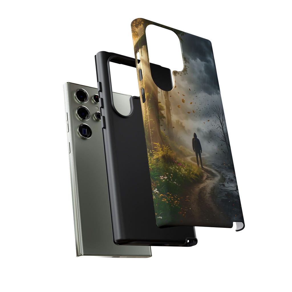 Contrasting Light/Dark Art - Phone Case