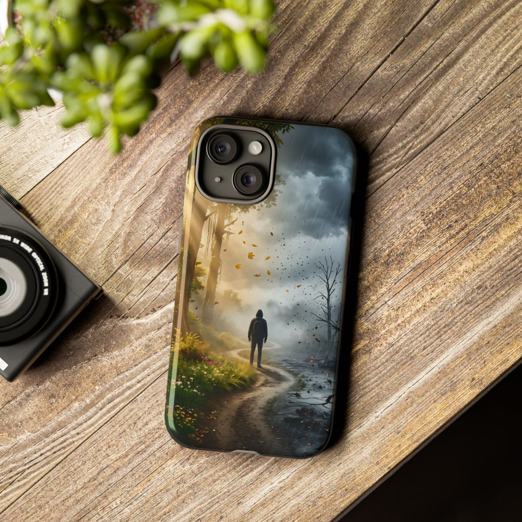 Contrasting Light/Dark Art - Phone Case