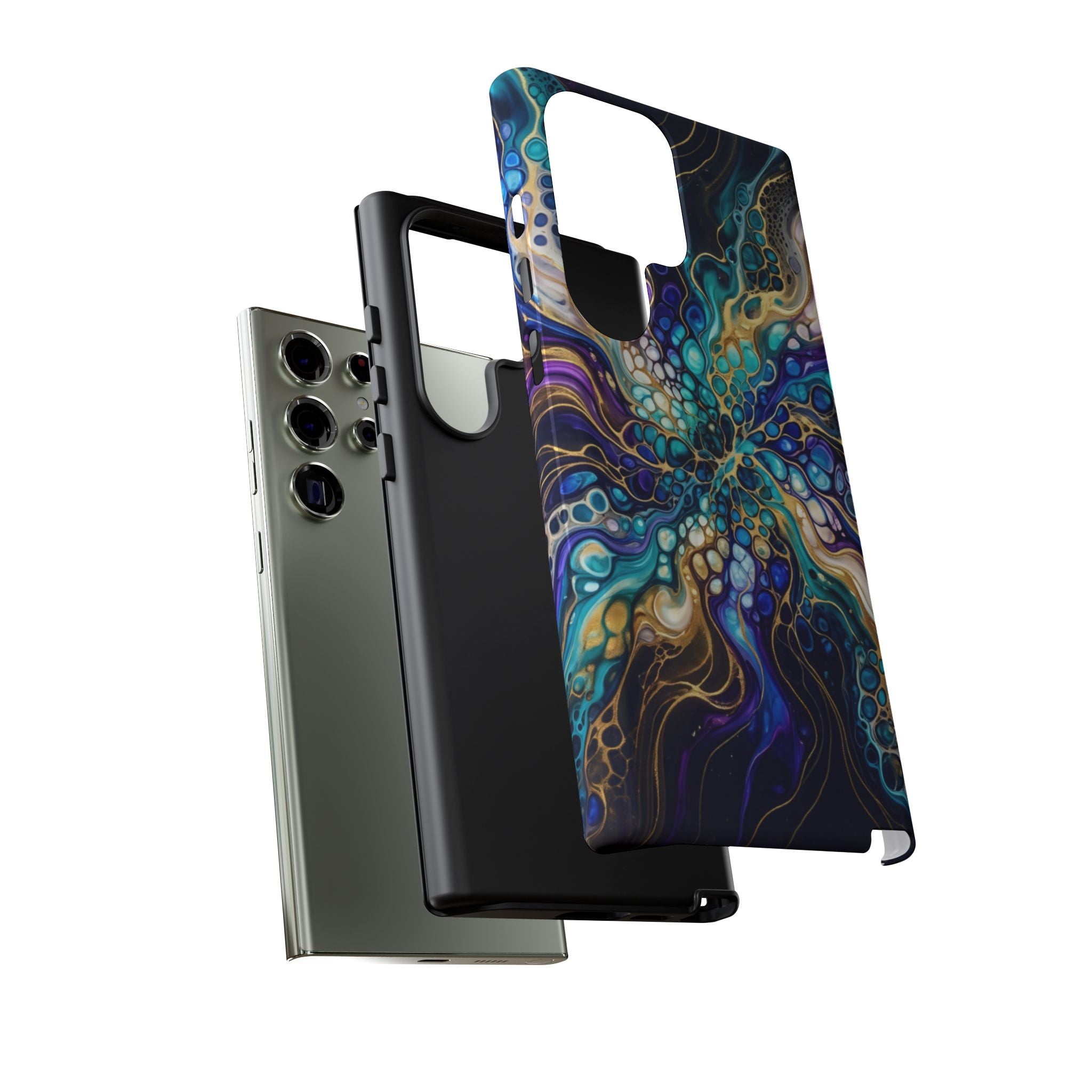 Liquid Cosmos Bloom - Phone Case