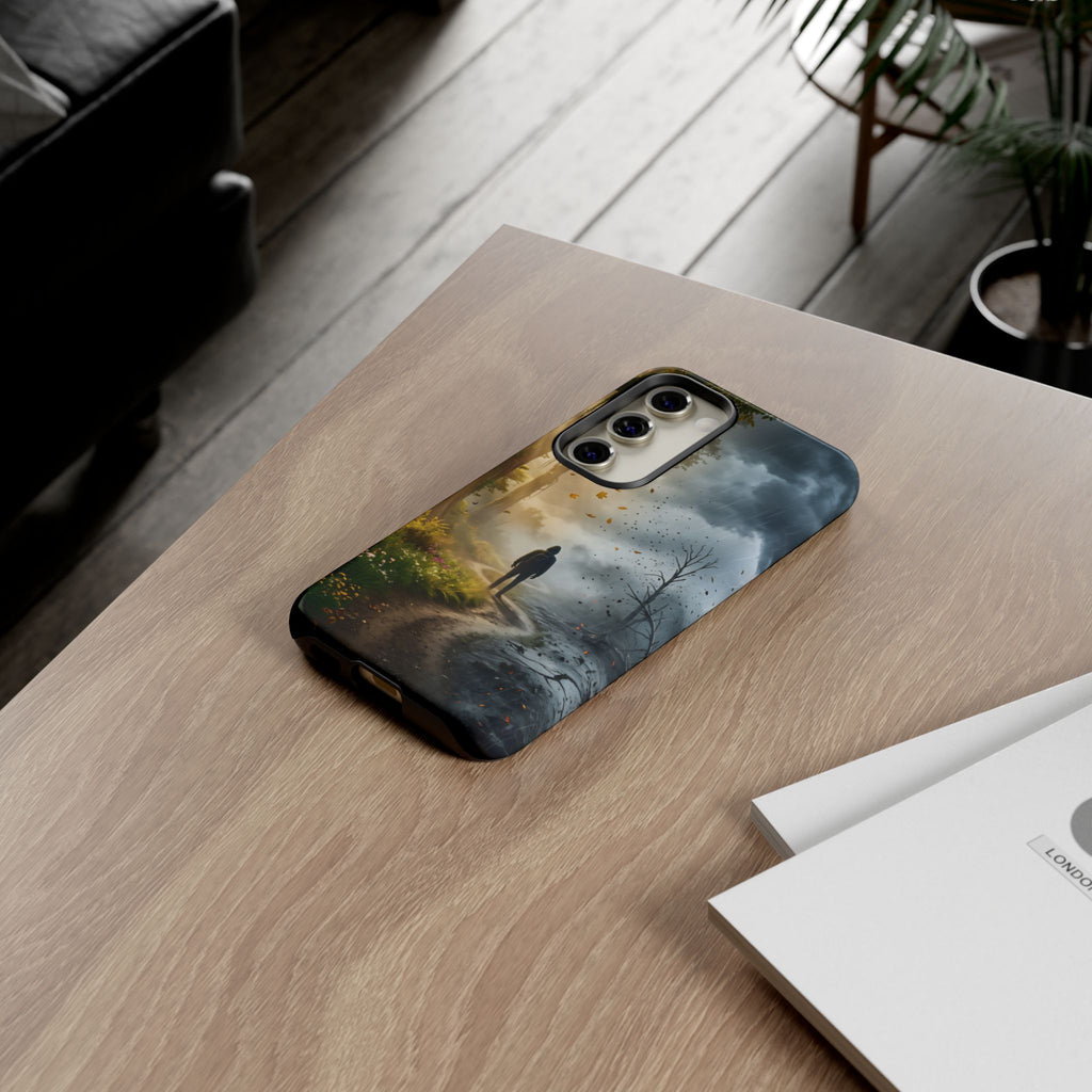 Contrasting Light/Dark Art - Phone Case