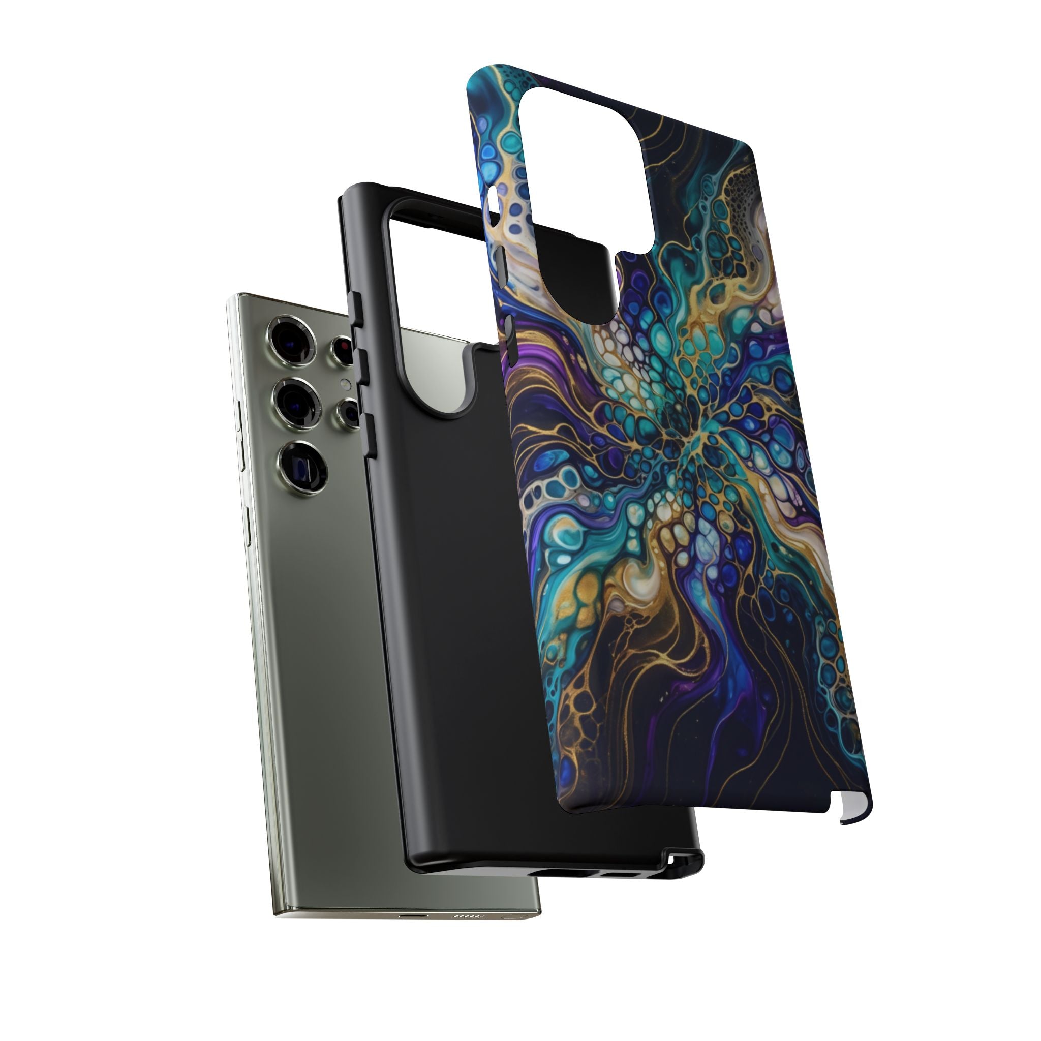 Liquid Cosmos Bloom - Phone Case