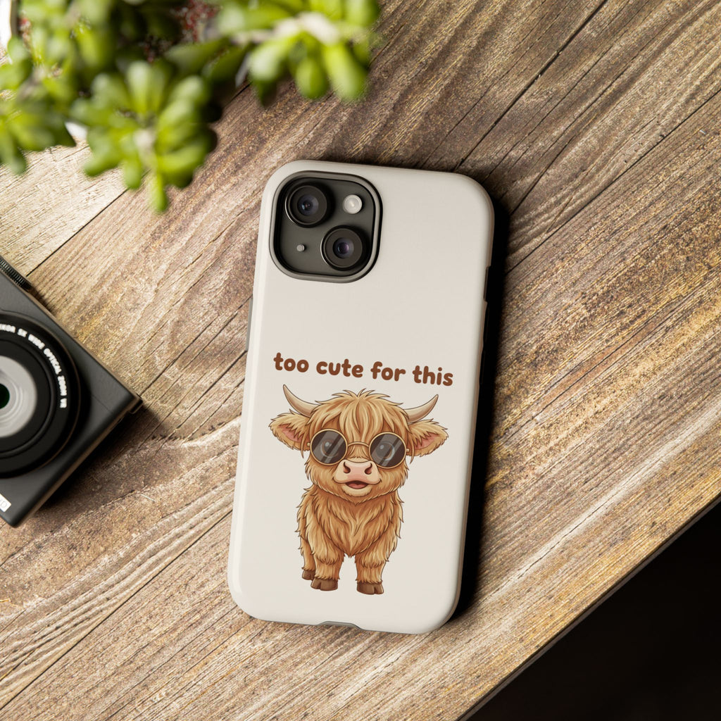 Highland Cow Phone Case — Too Cute for This Design