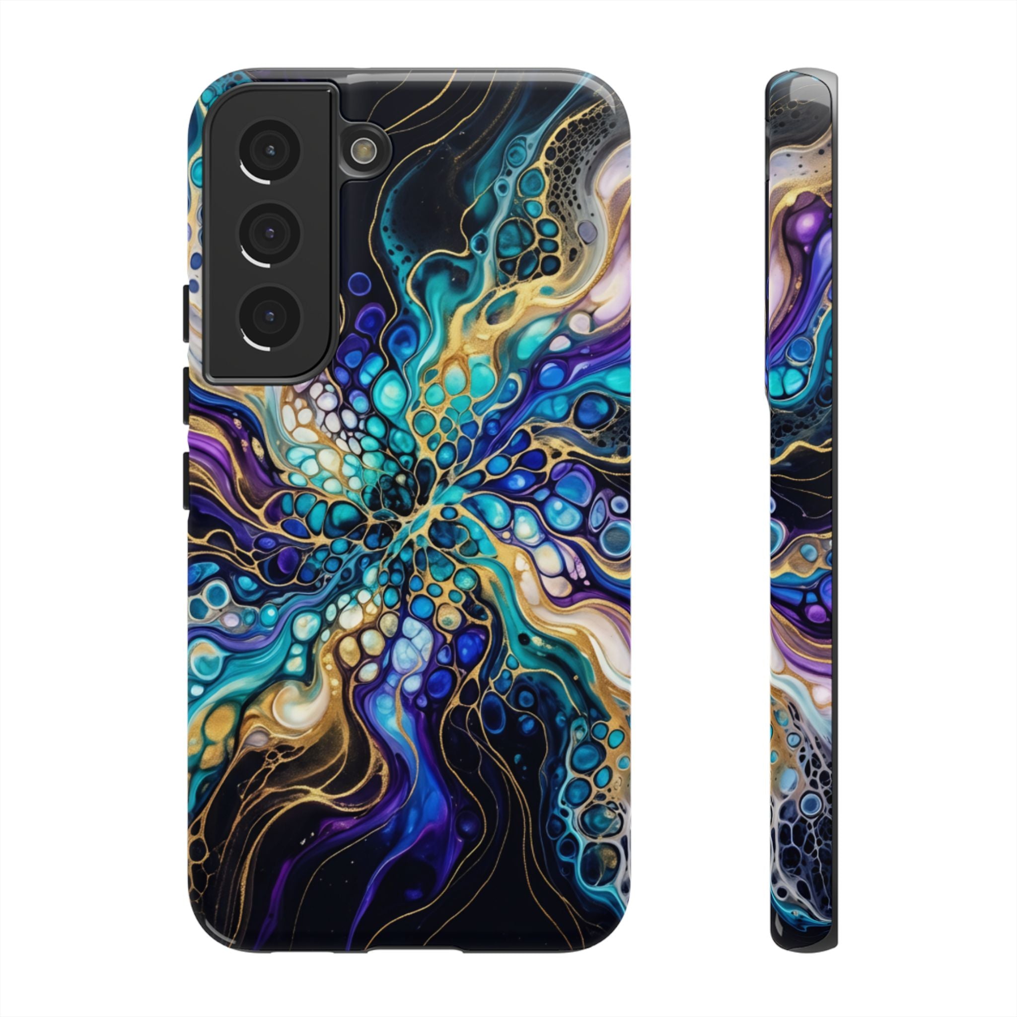 Liquid Cosmos Bloom - Phone Case