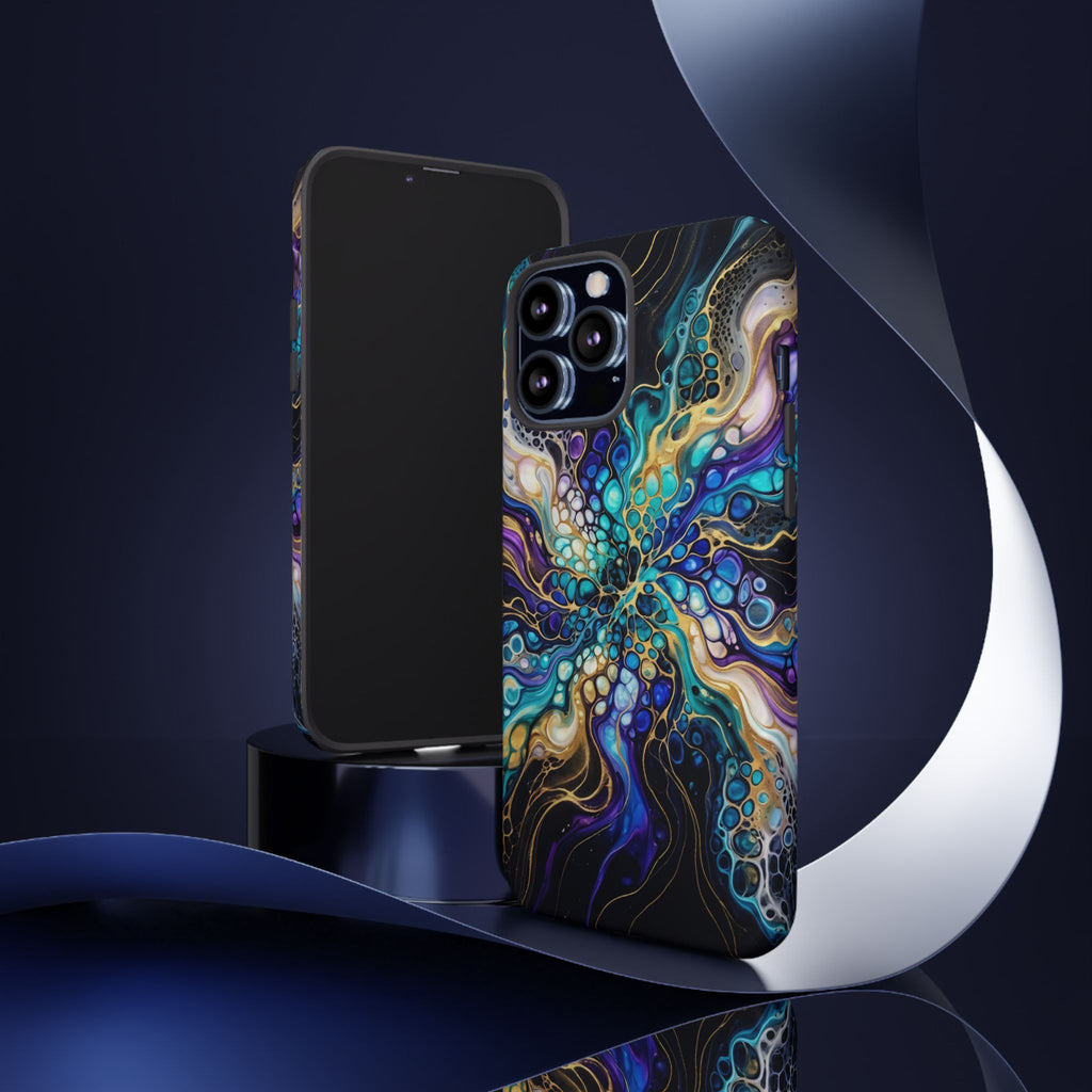 Liquid Cosmos Bloom - Phone Case