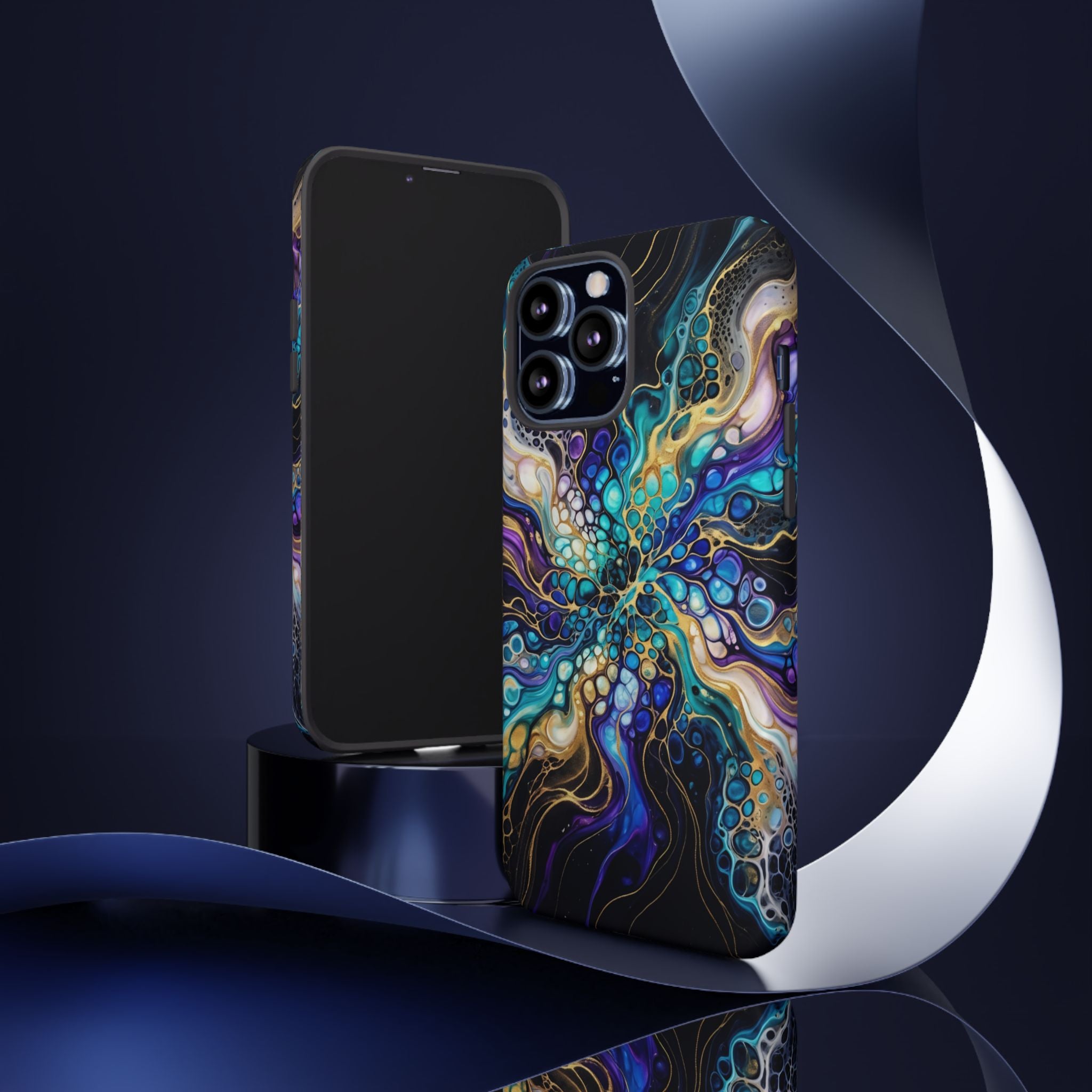 Liquid Cosmos Bloom - Phone Case