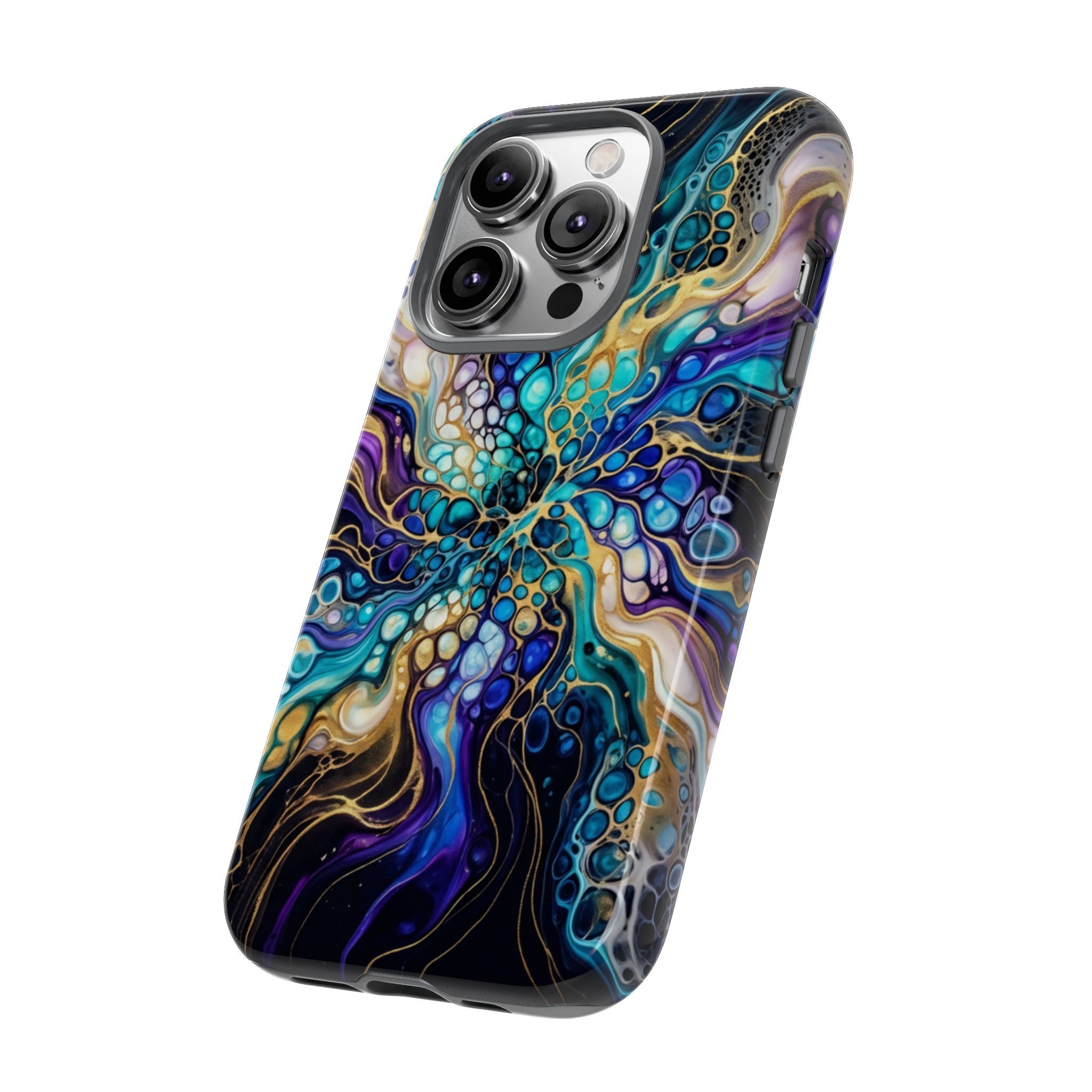 Liquid Cosmos Bloom - Phone Case
