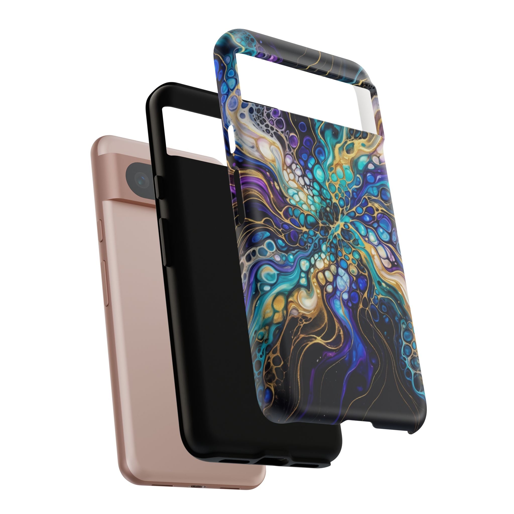 Liquid Cosmos Bloom - Phone Case