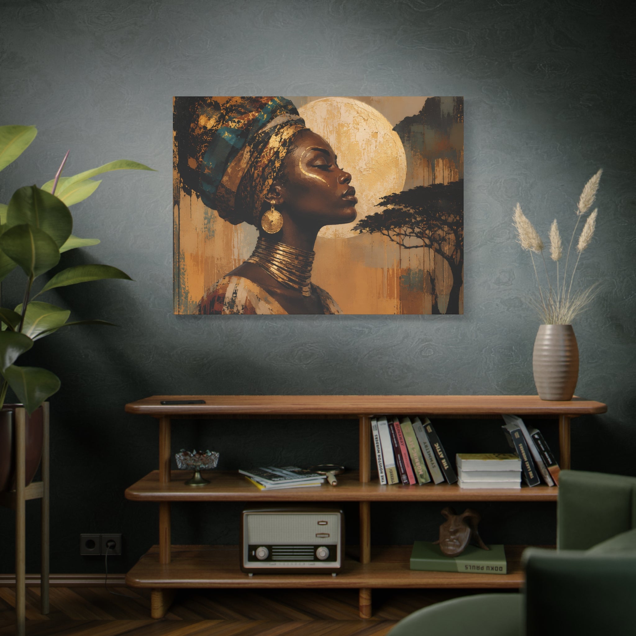 Nigerian Queen Matte Canvas