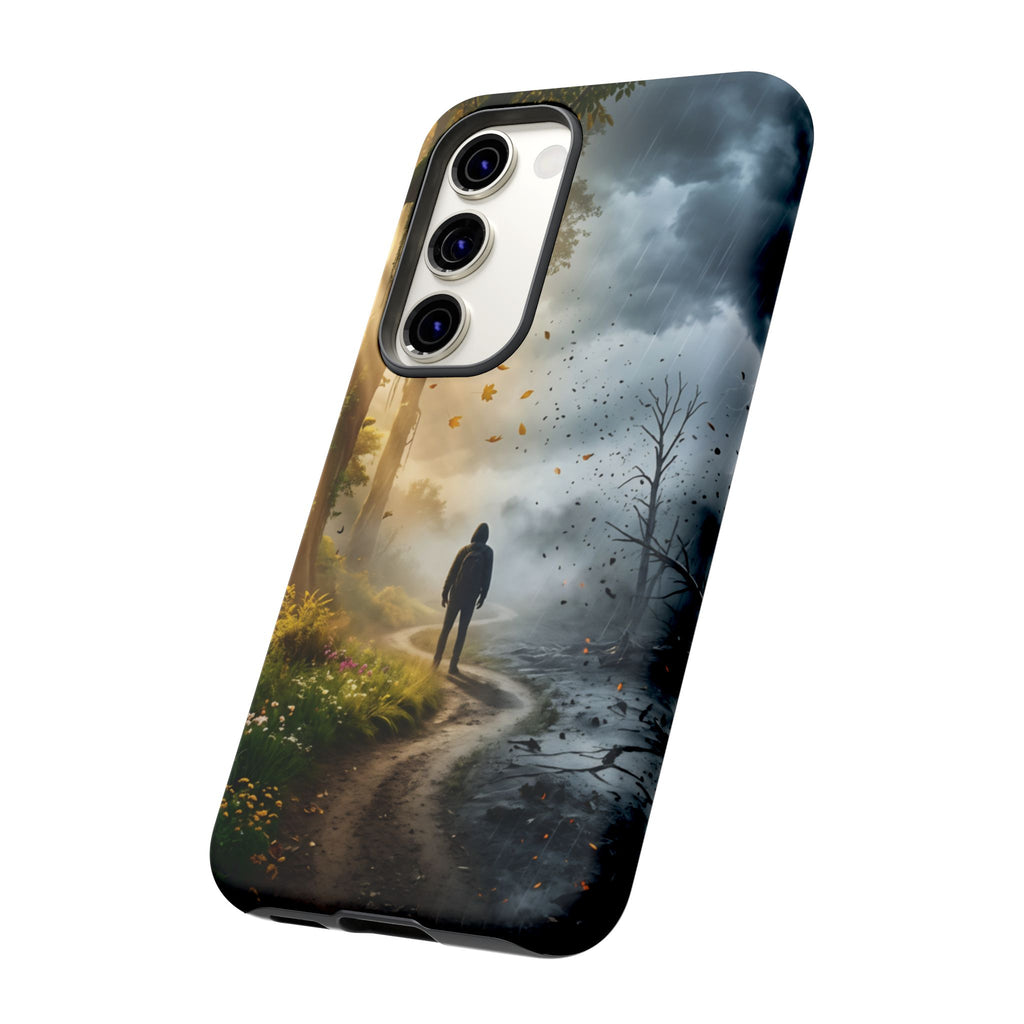 Contrasting Light/Dark Art - Phone Case