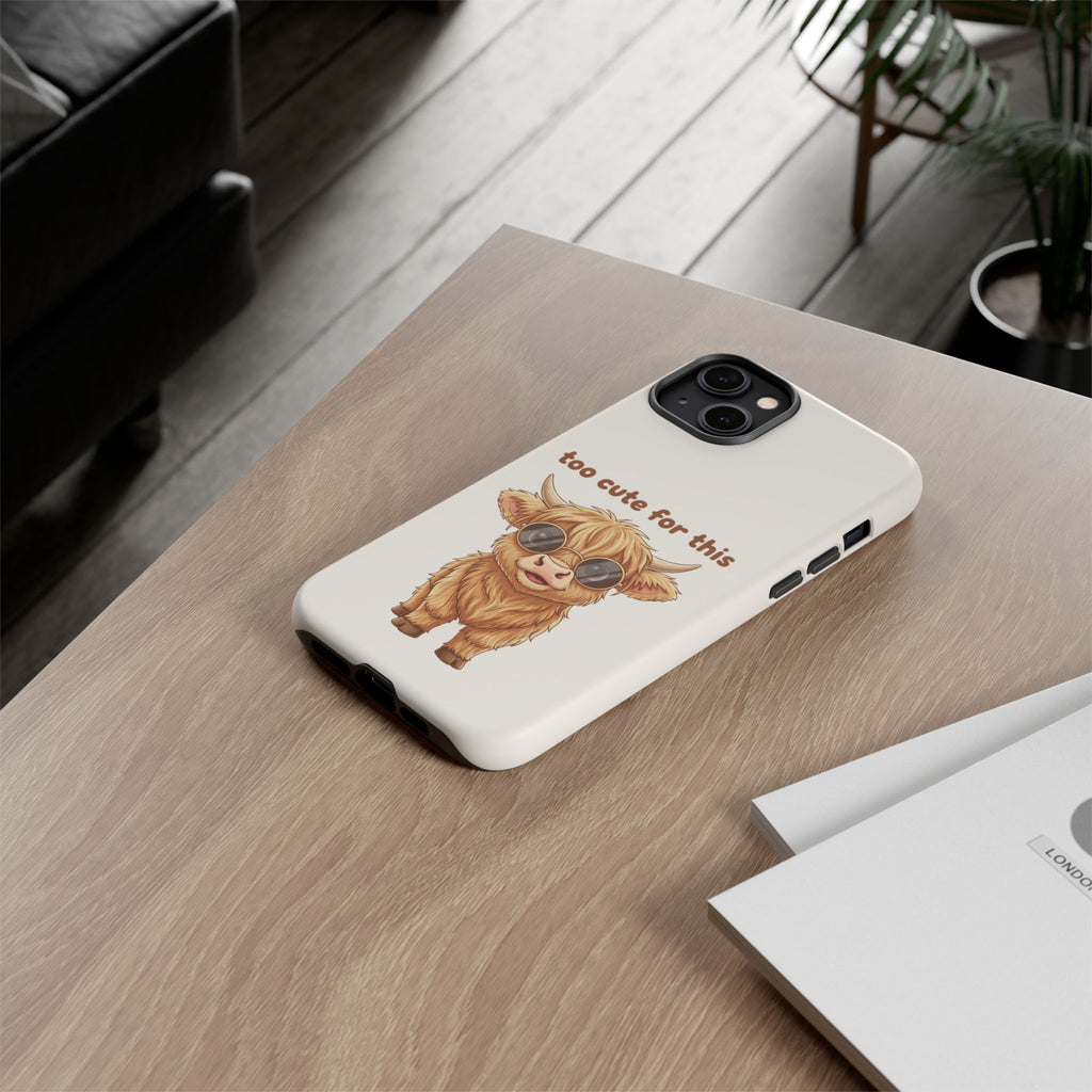 Highland Cow Phone Case — Too Cute for This Design