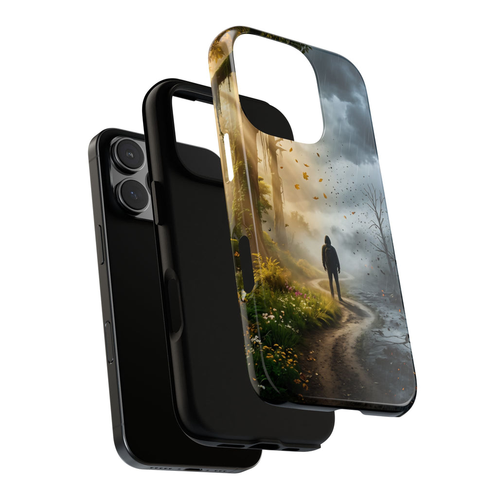 Contrasting Light/Dark Art - Phone Case