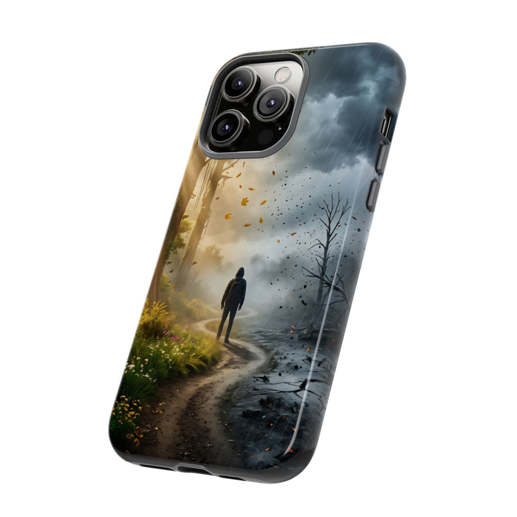 Contrasting Light/Dark Art - Phone Case