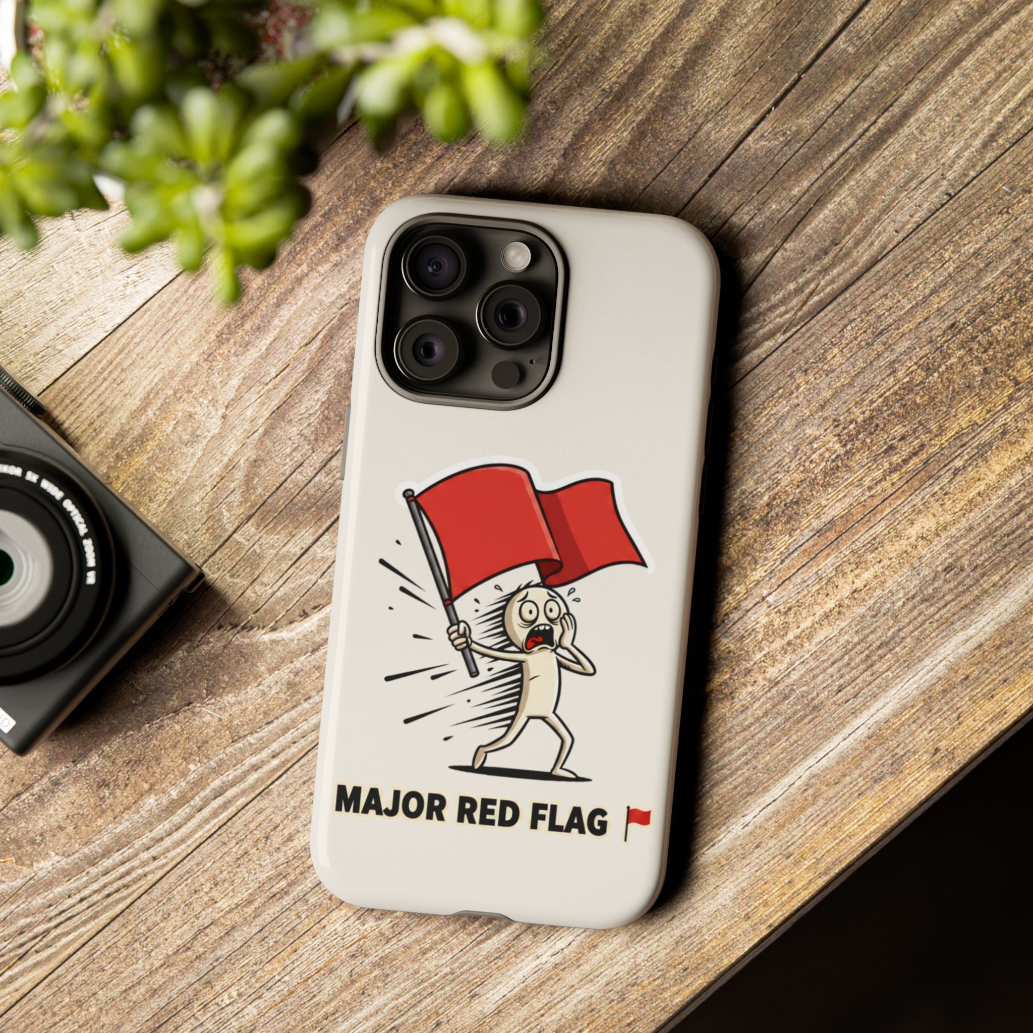 Major Red Flag Character - Phone Case