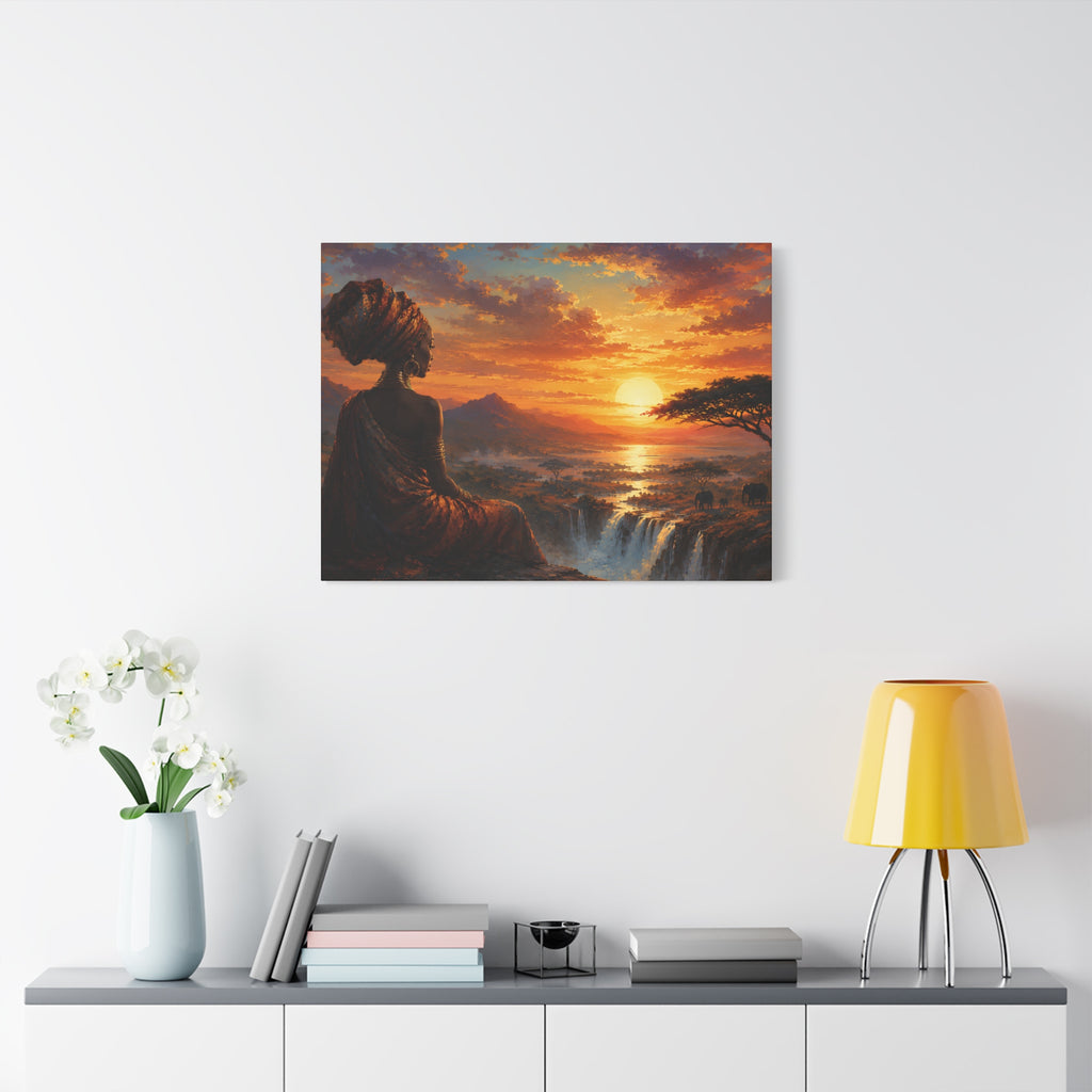 Nigeria Dream Landscape Matte Canvas