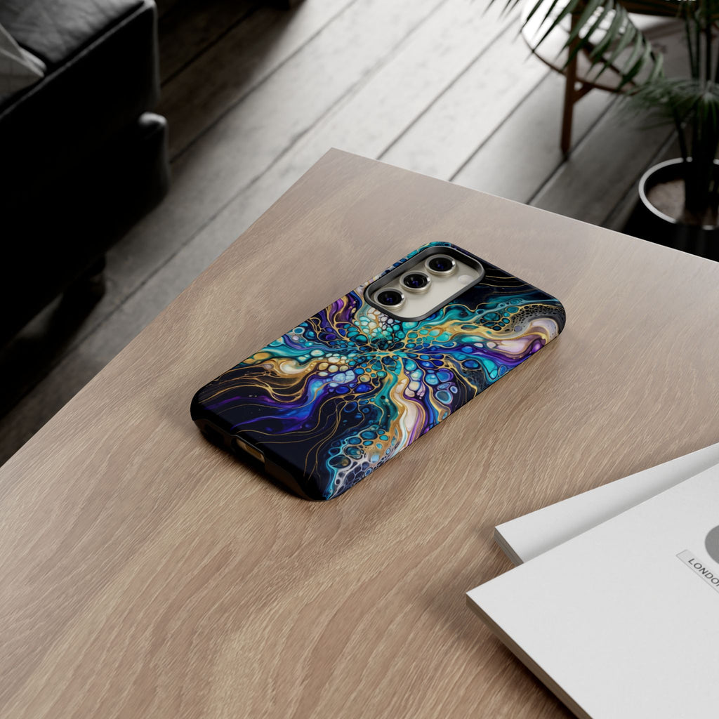 Liquid Cosmos Bloom - Phone Case