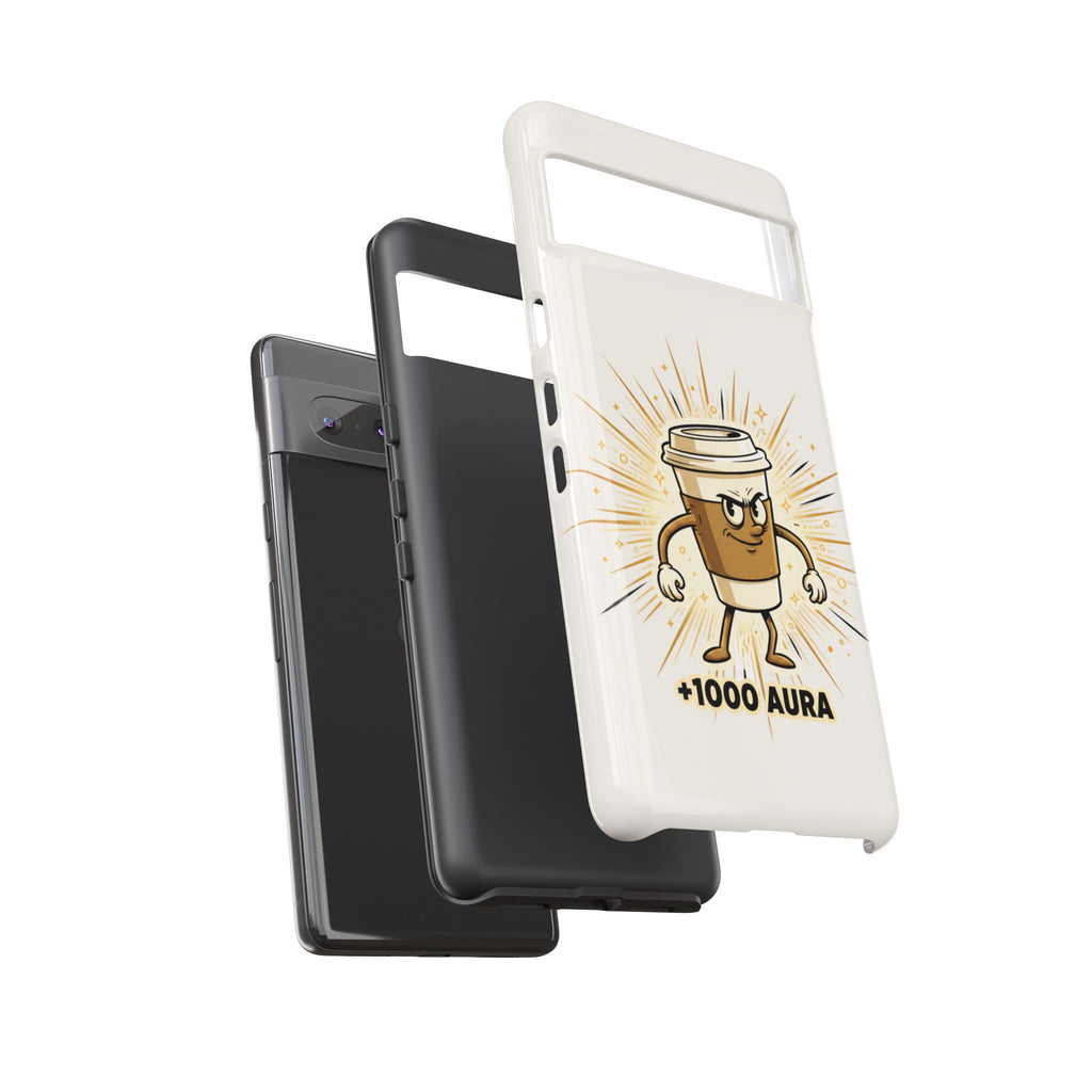 Coffee +1000 Aura - Phone Case