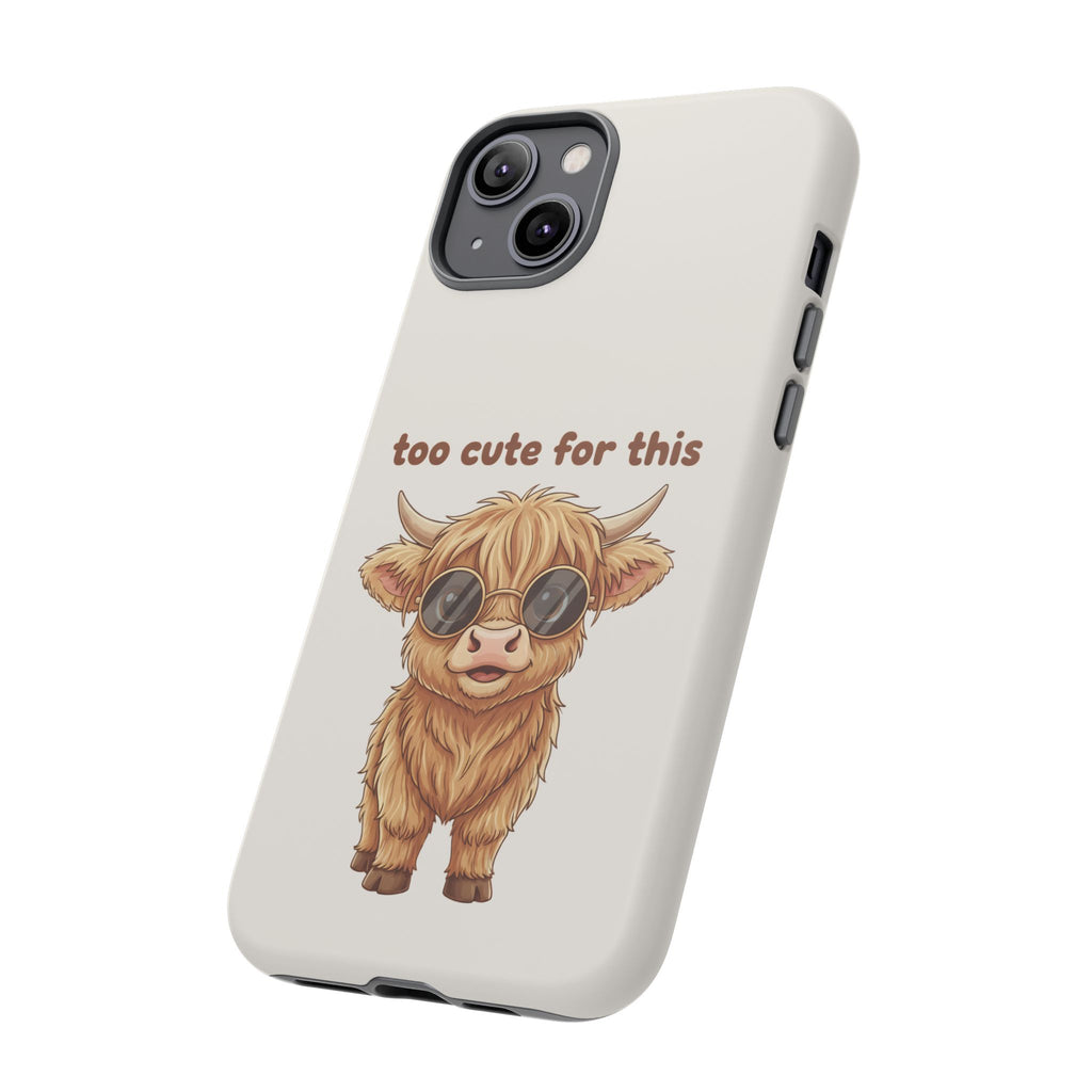 Highland Cow Phone Case — Too Cute for This Design